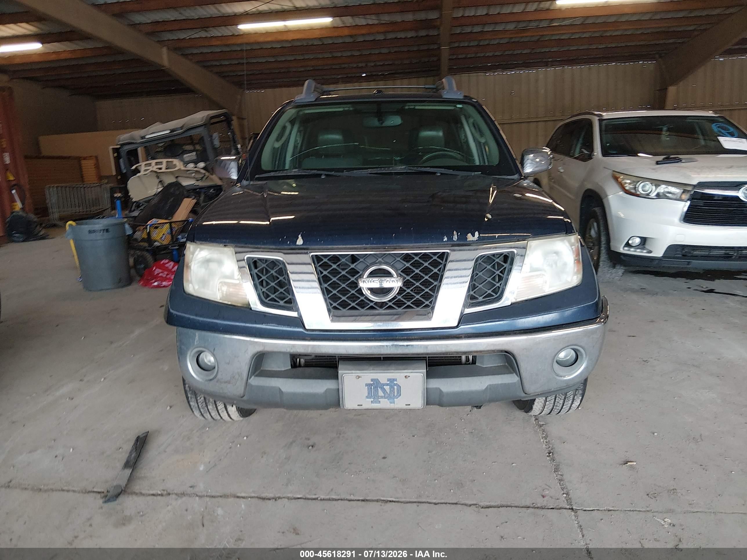 2010 Nissan Frontier Le Blue vin: 1N6AD0ER5AC423461