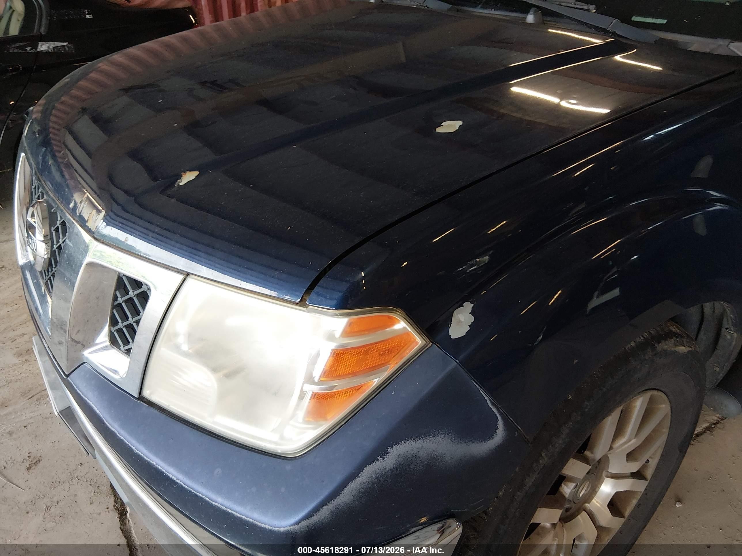 2010 Nissan Frontier Le Blue vin: 1N6AD0ER5AC423461