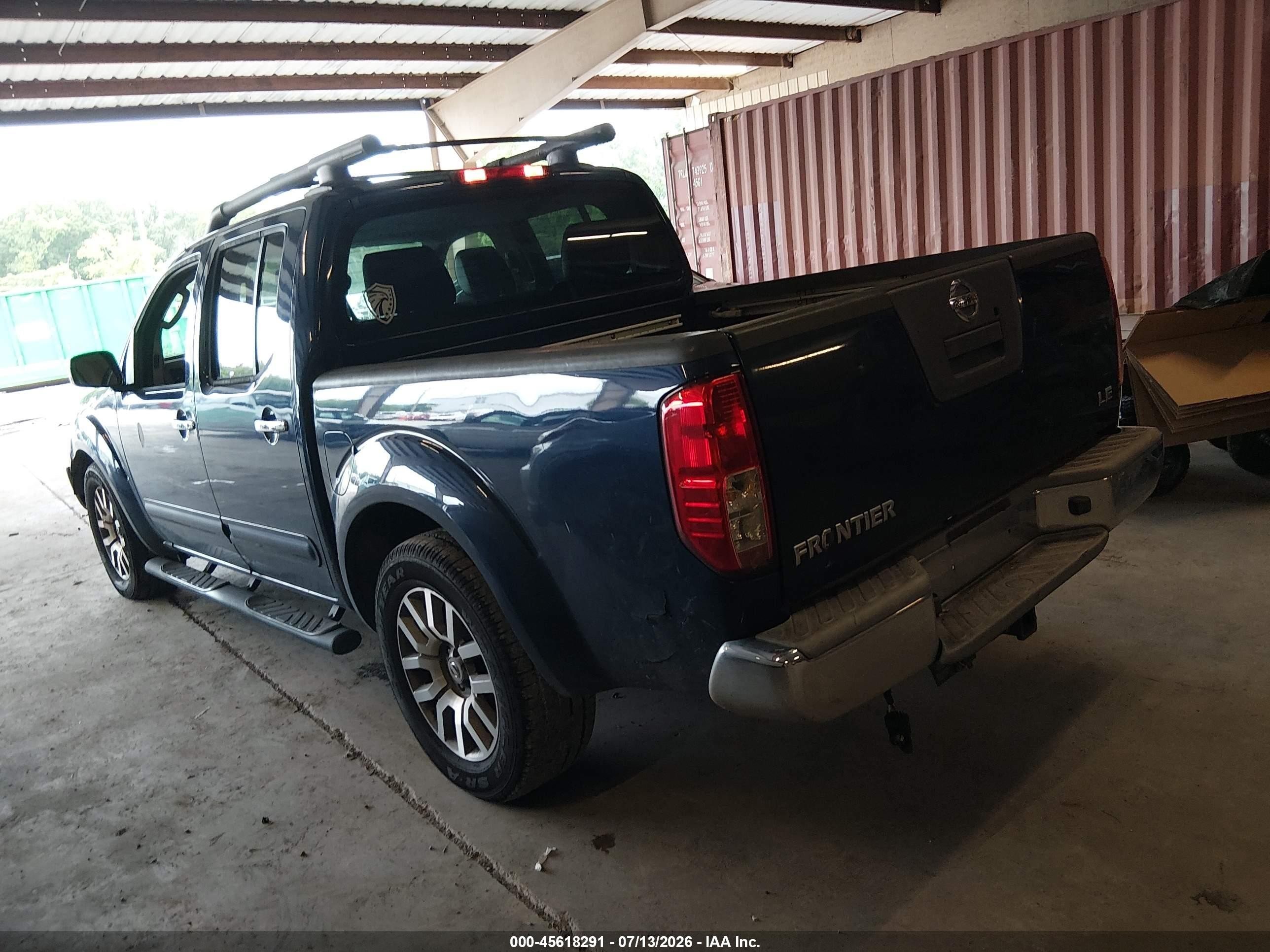 2010 Nissan Frontier Le Blue vin: 1N6AD0ER5AC423461