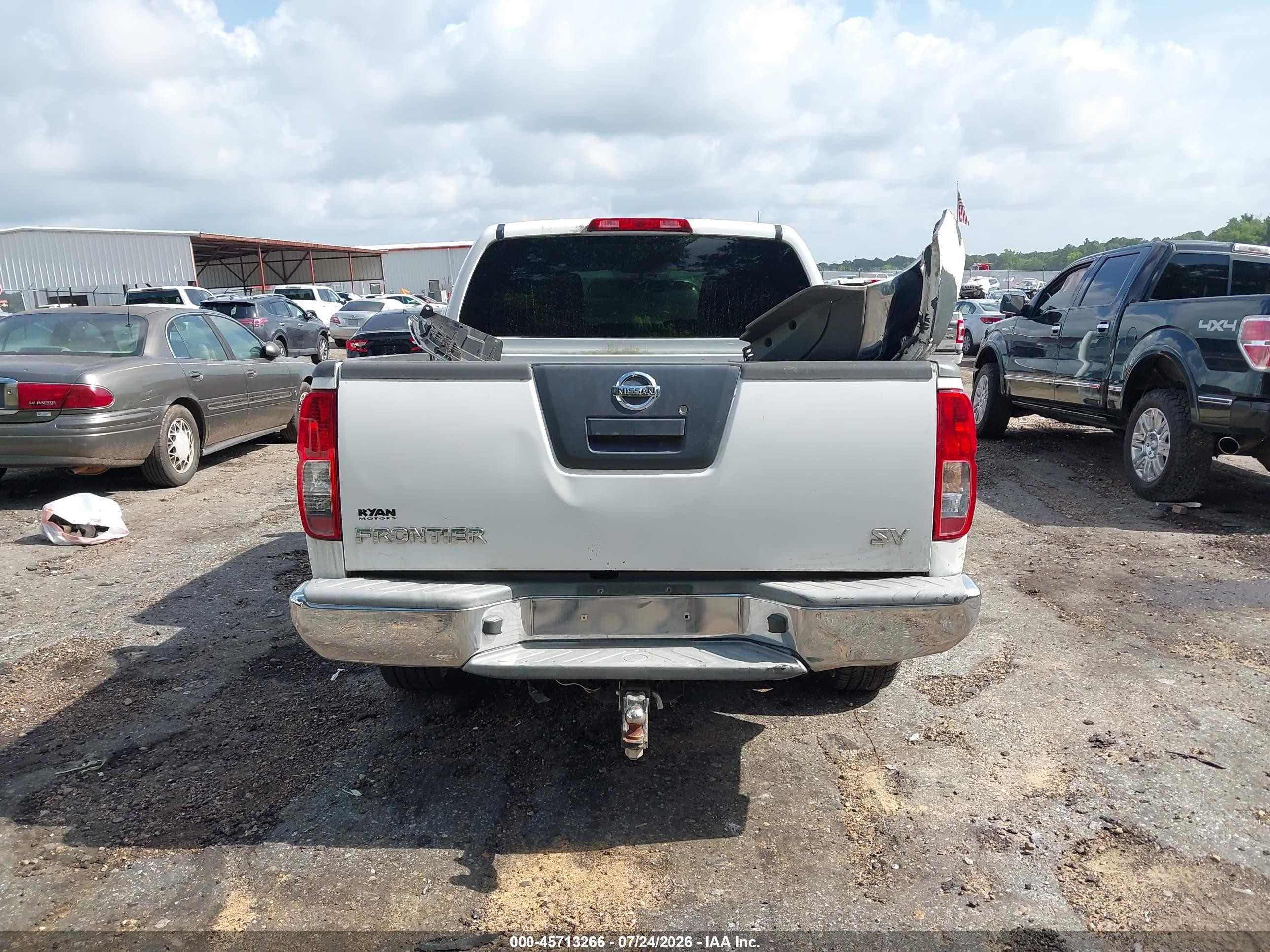 2011 Nissan Frontier Sv White vin: 1N6AD0ER5BC435465