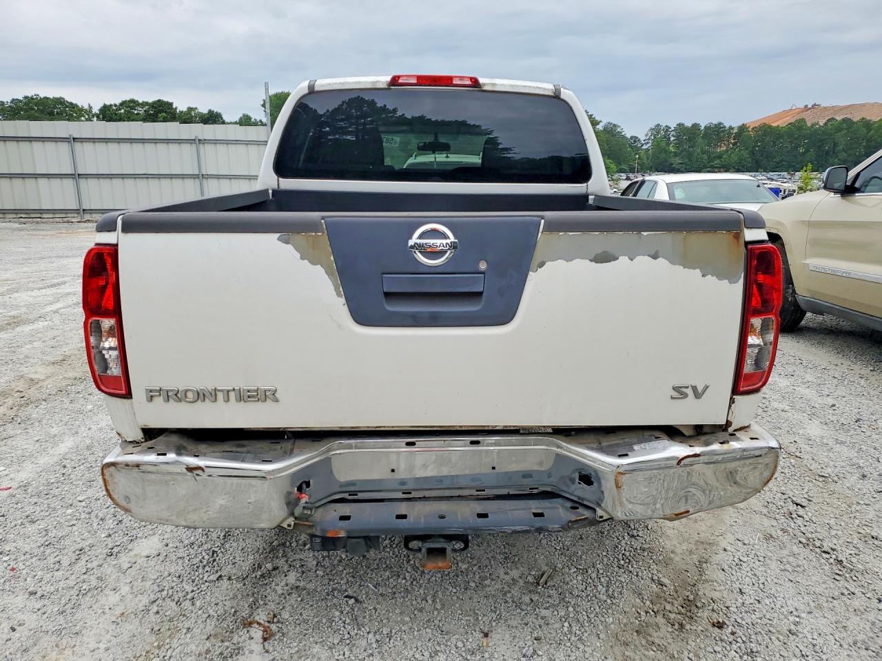 2012 Nissan Frontier S White vin: 1N6AD0ER5CC407375