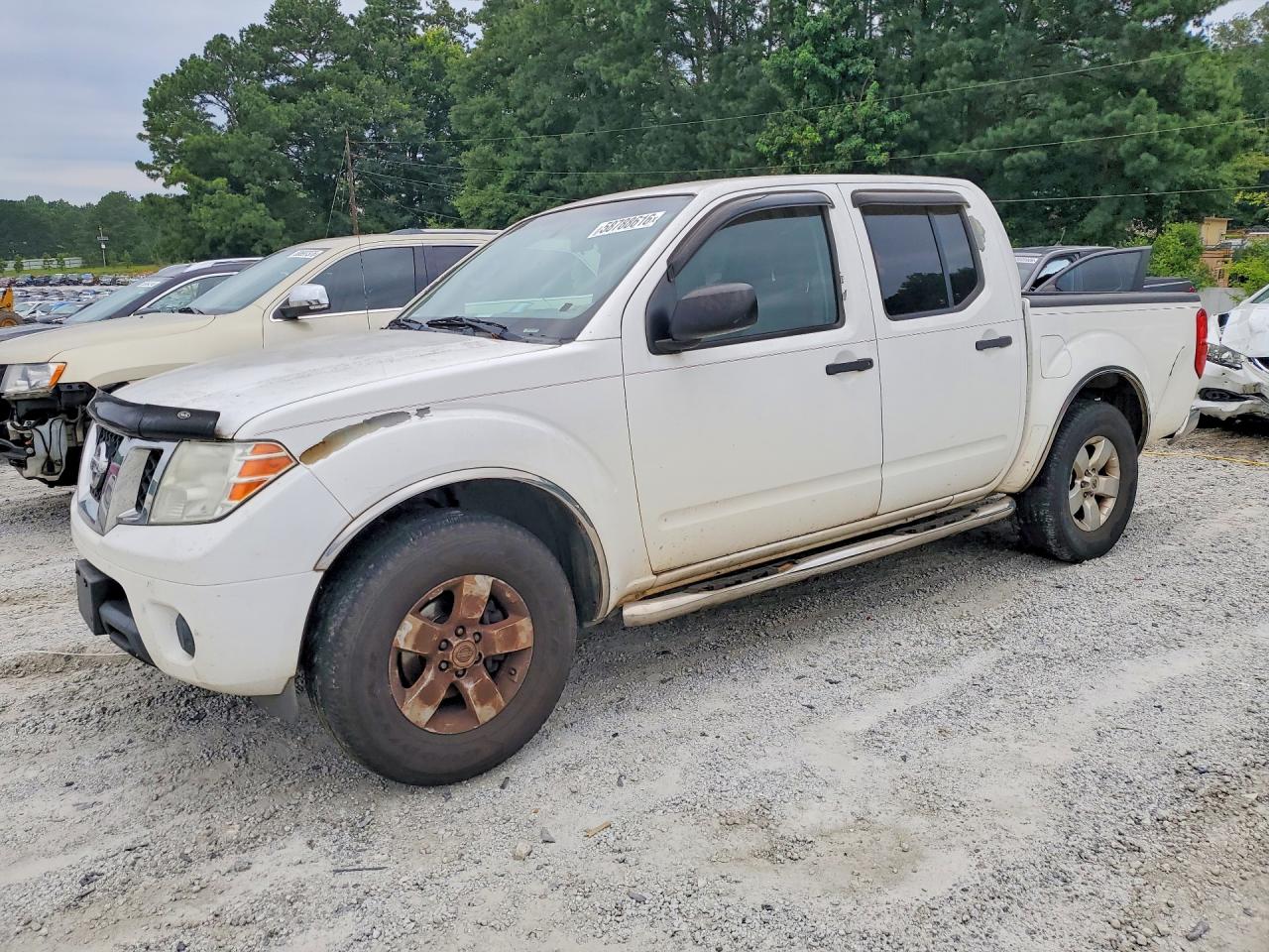 2012 Nissan Frontier S White vin: 1N6AD0ER5CC407375