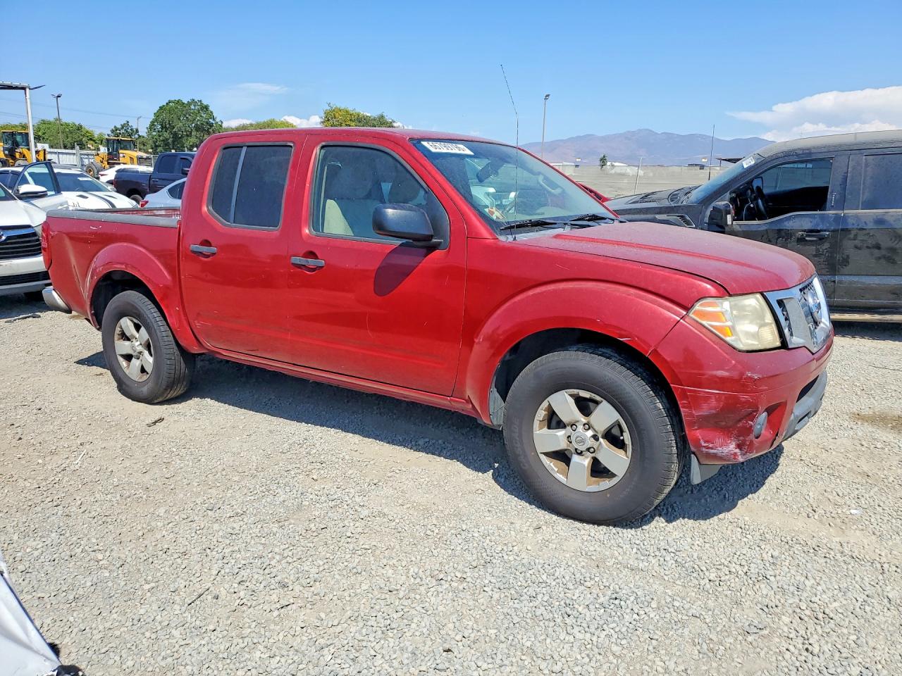 2012 Nissan Frontier S Red vin: 1N6AD0ER5CC411233