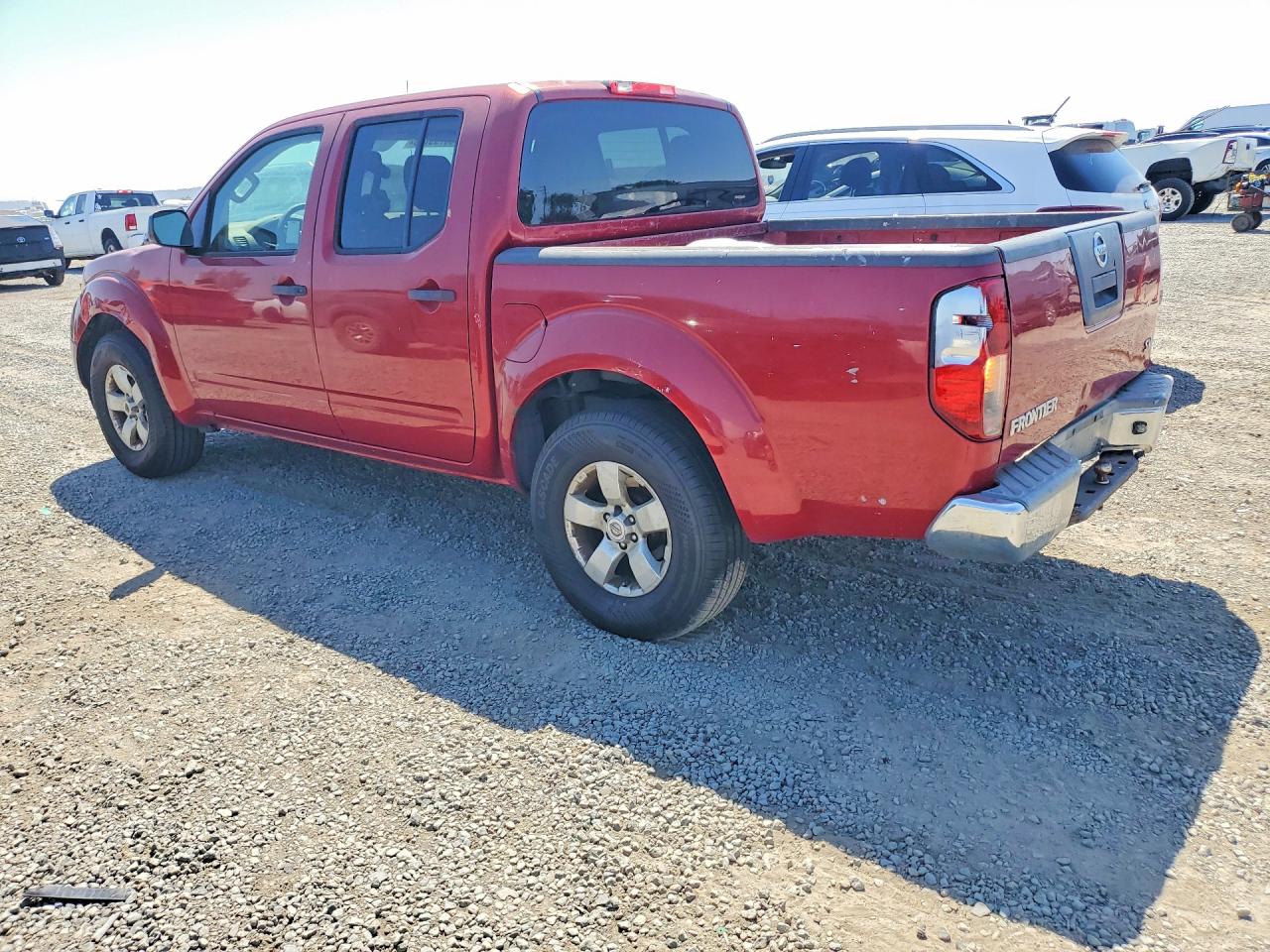 2012 Nissan Frontier S Red vin: 1N6AD0ER5CC411233