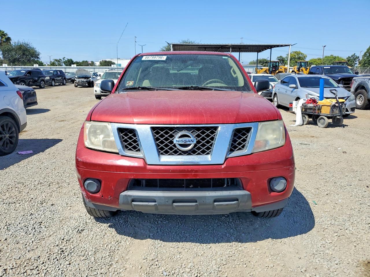 2012 Nissan Frontier S Red vin: 1N6AD0ER5CC411233