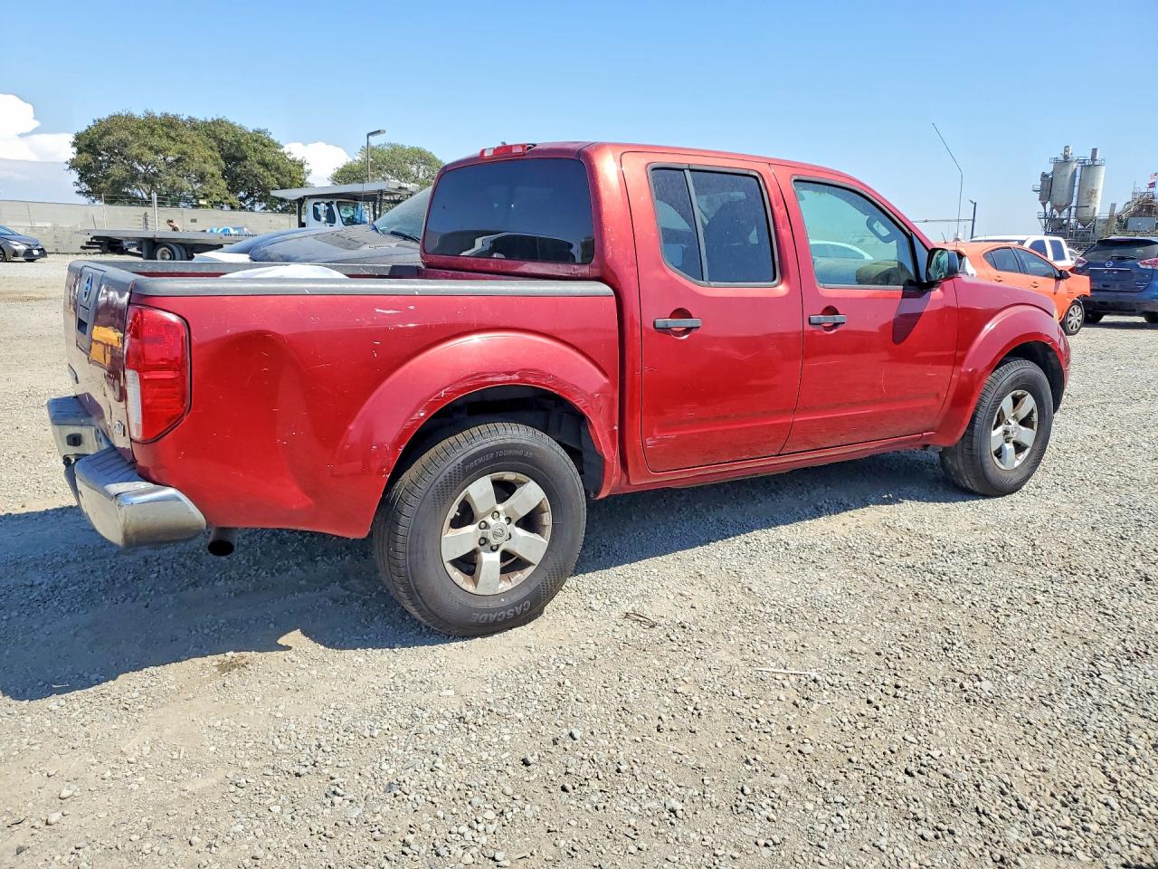 2012 Nissan Frontier S Red vin: 1N6AD0ER5CC411233