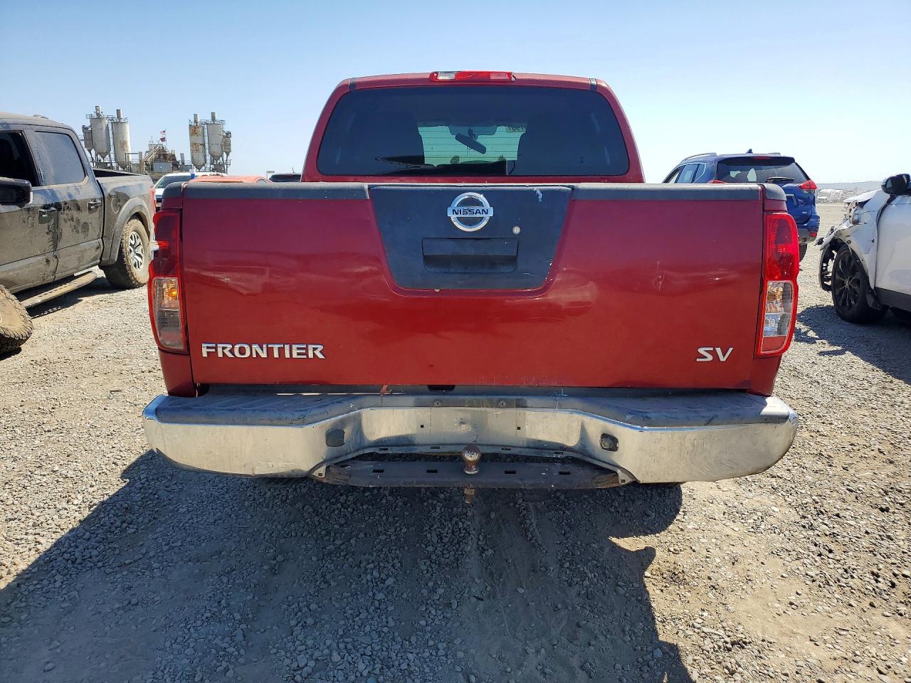 2012 Nissan Frontier S Red vin: 1N6AD0ER5CC411233