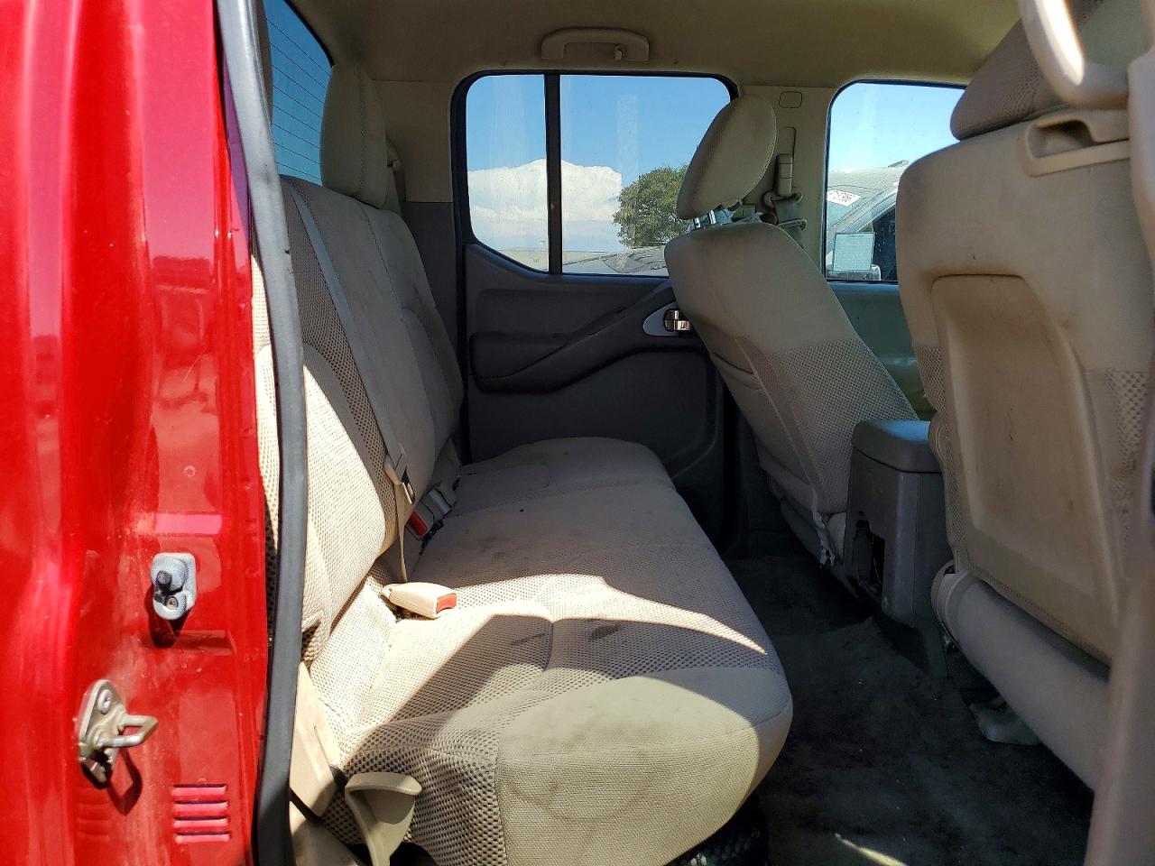 2012 Nissan Frontier S Red vin: 1N6AD0ER5CC411233
