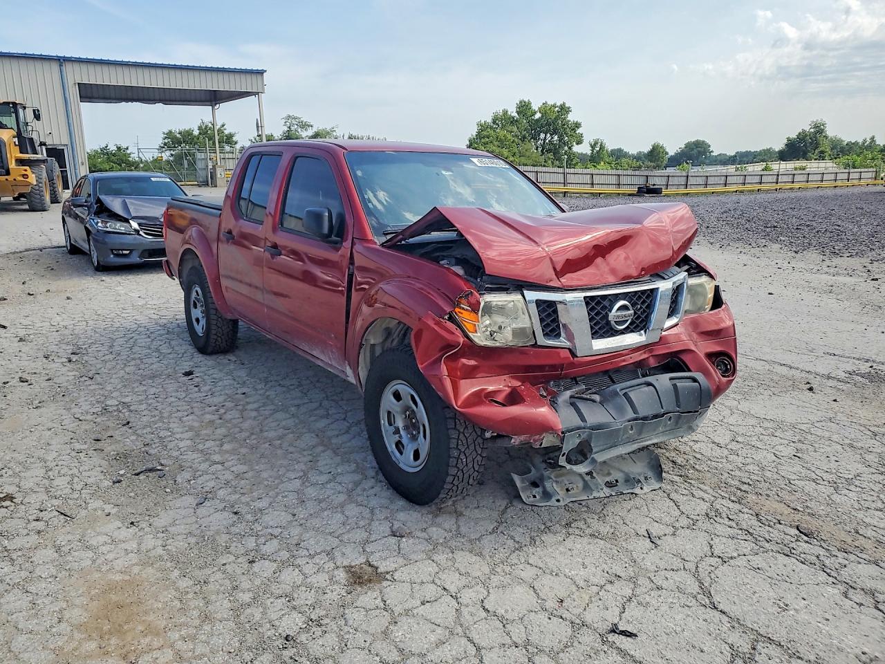 2012 Nissan Frontier S Red vin: 1N6AD0ER5CC459296
