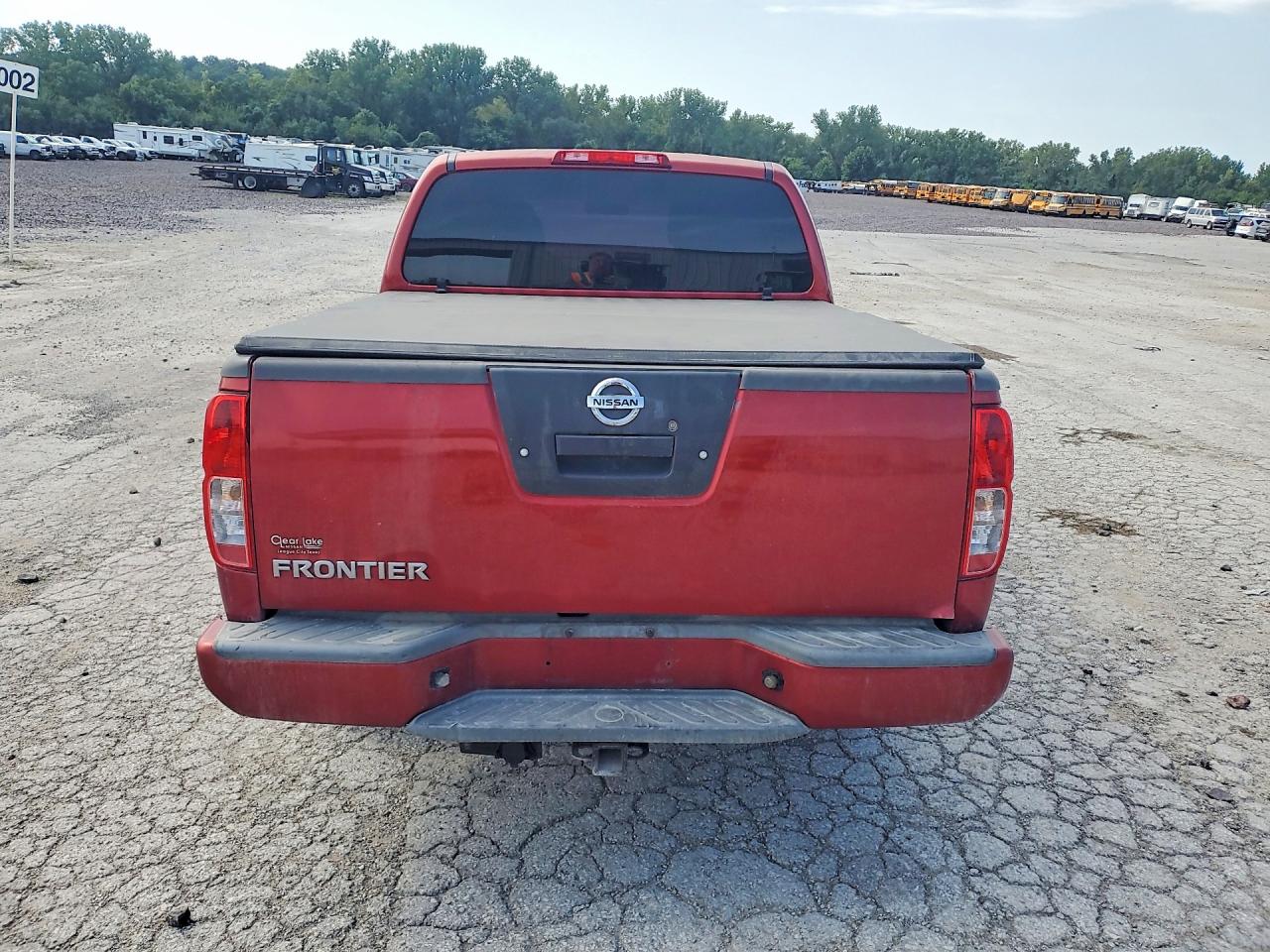 2012 Nissan Frontier S Red vin: 1N6AD0ER5CC459296