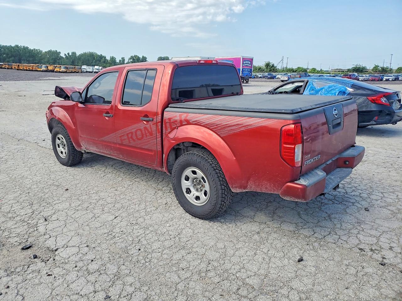 2012 Nissan Frontier S Red vin: 1N6AD0ER5CC459296