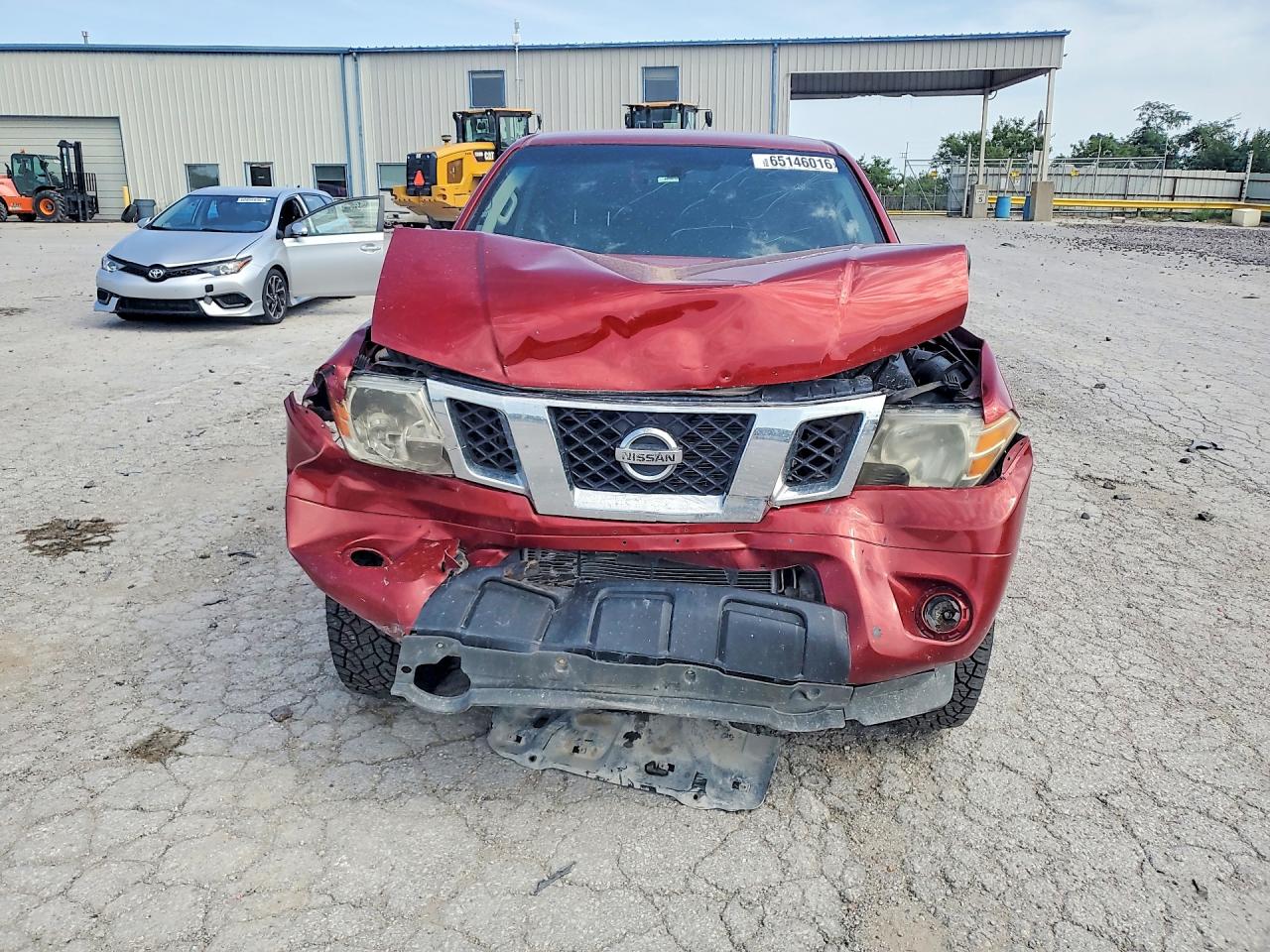 2012 Nissan Frontier S Red vin: 1N6AD0ER5CC459296