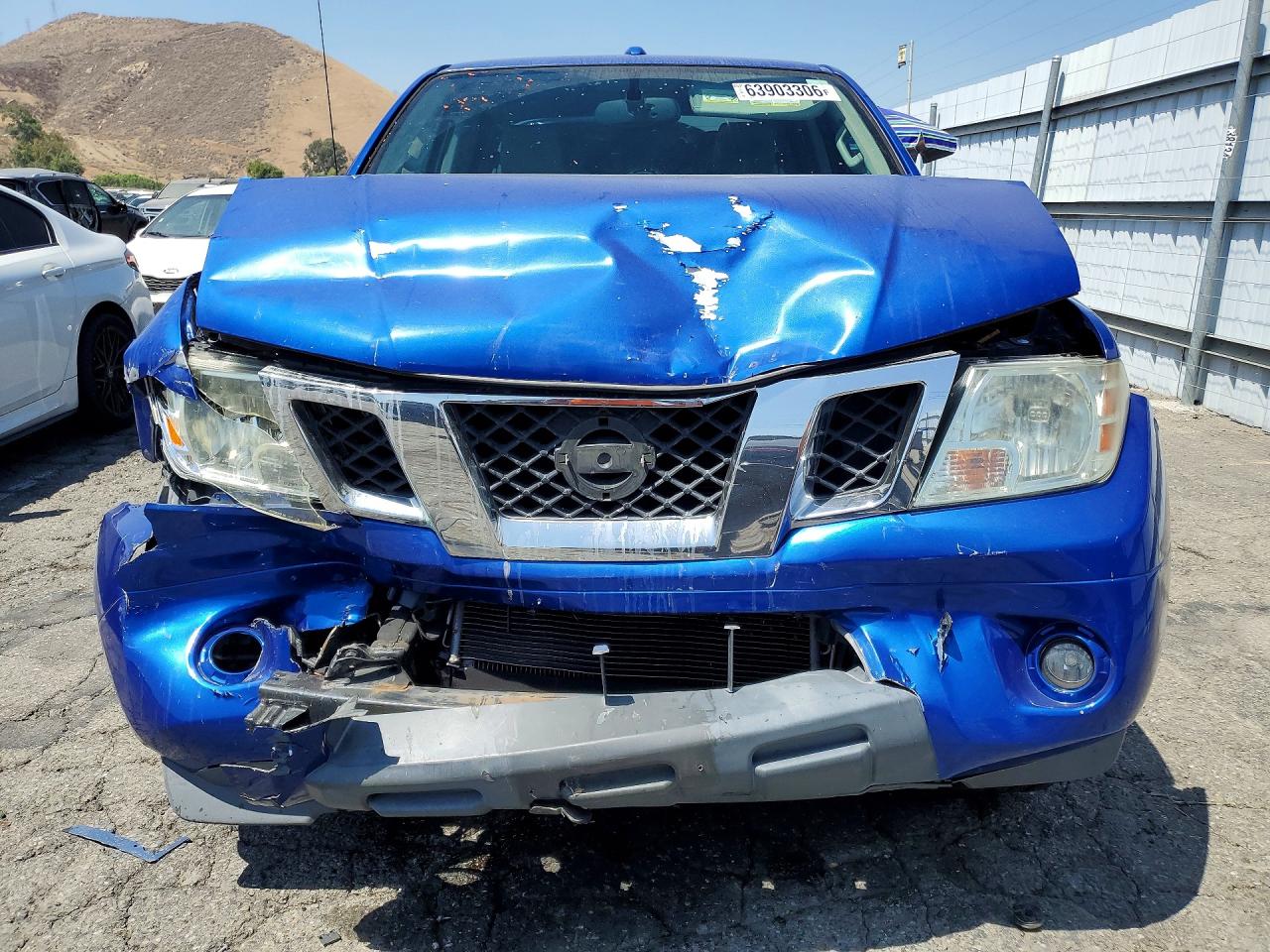 2012 Nissan Frontier S Blue vin: 1N6AD0ER5CC462845