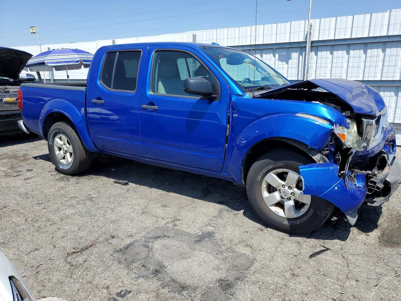 2012 Nissan Frontier S Blue vin: 1N6AD0ER5CC462845