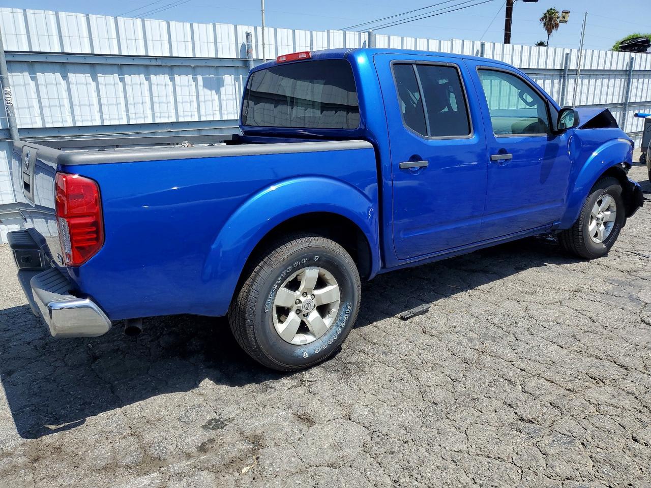 2012 Nissan Frontier S Blue vin: 1N6AD0ER5CC462845