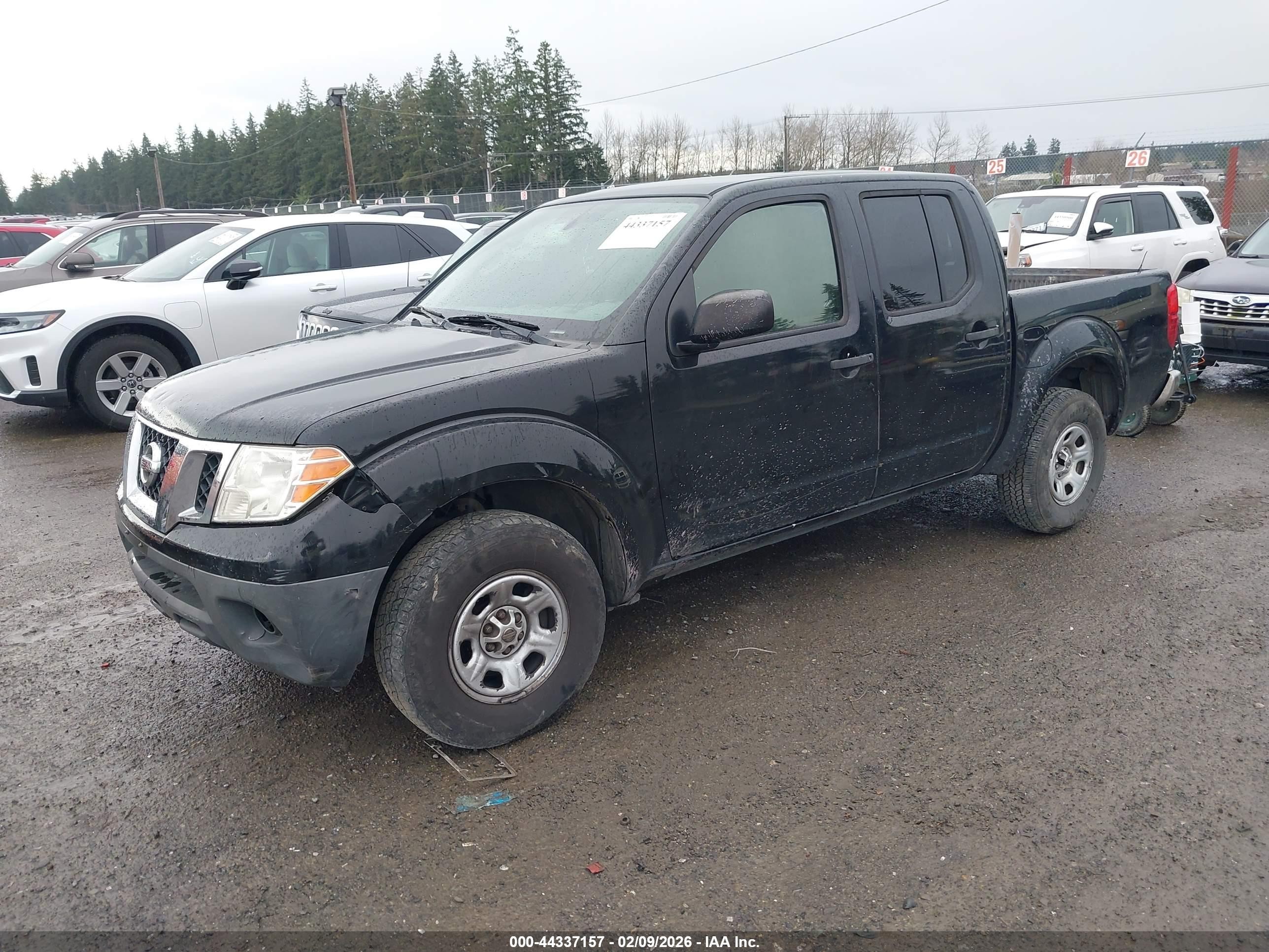 2012 Nissan Frontier S Black vin: 1N6AD0ER5CC474526