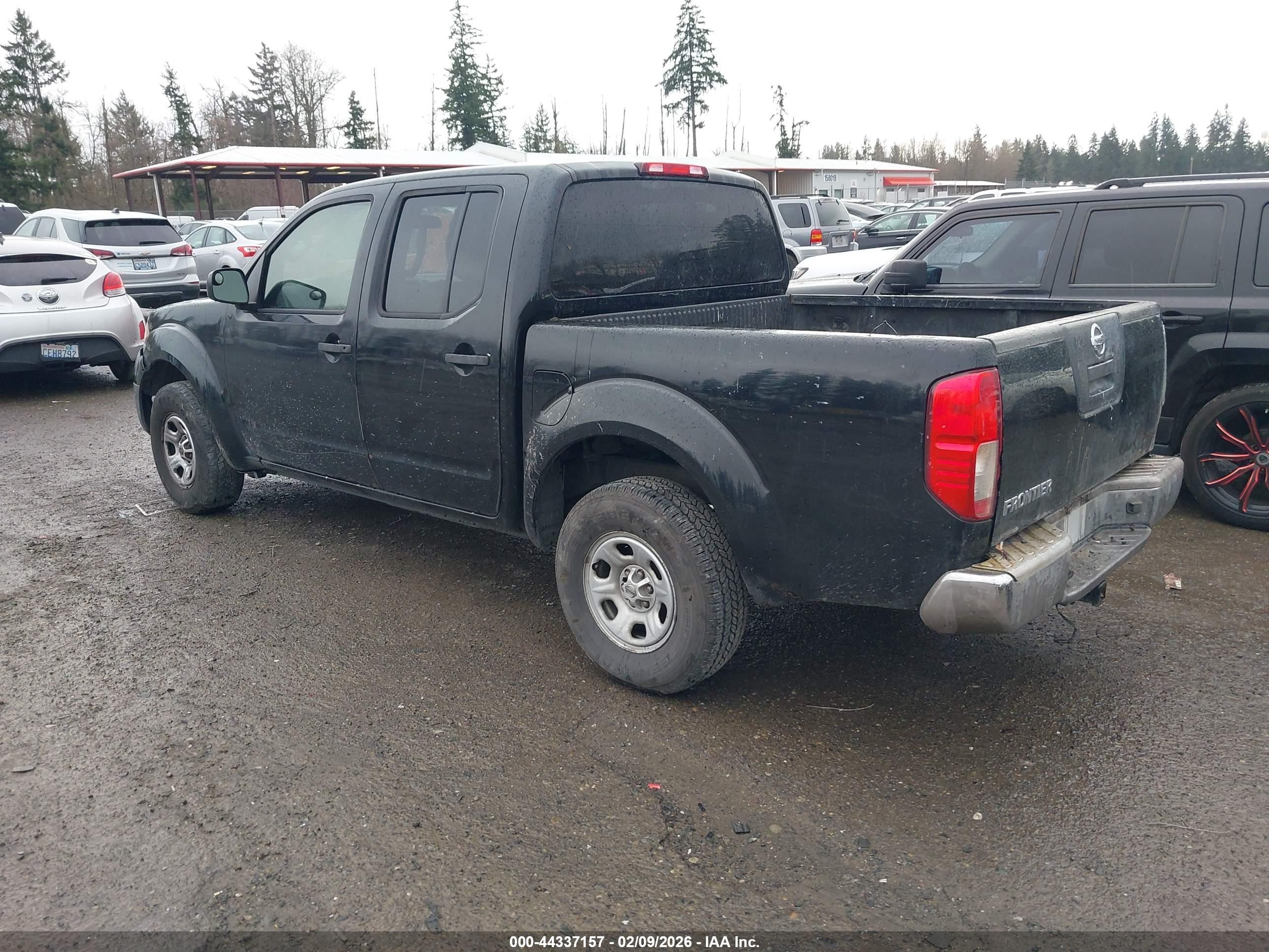 2012 Nissan Frontier S Black vin: 1N6AD0ER5CC474526