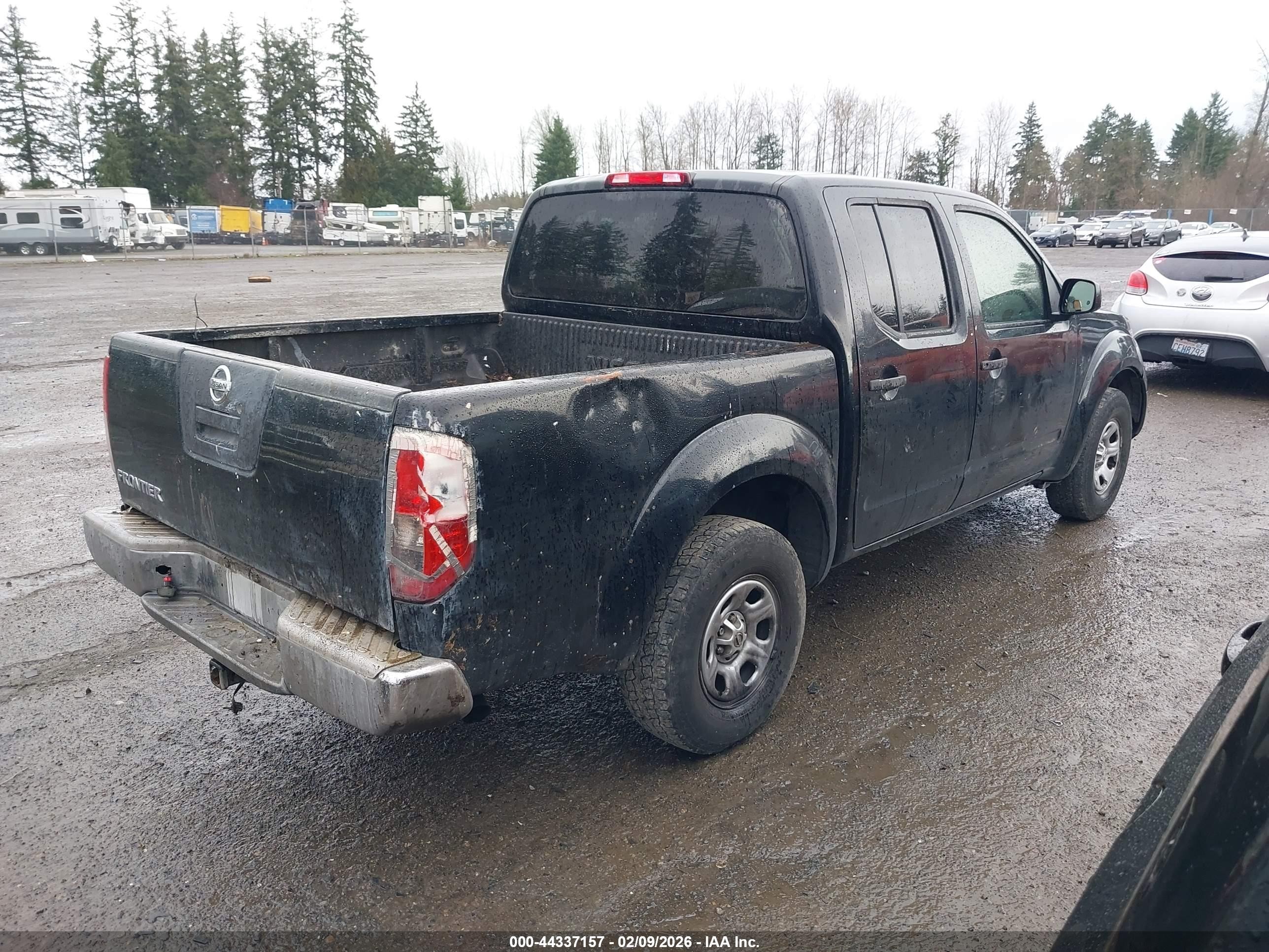 2012 Nissan Frontier S Black vin: 1N6AD0ER5CC474526