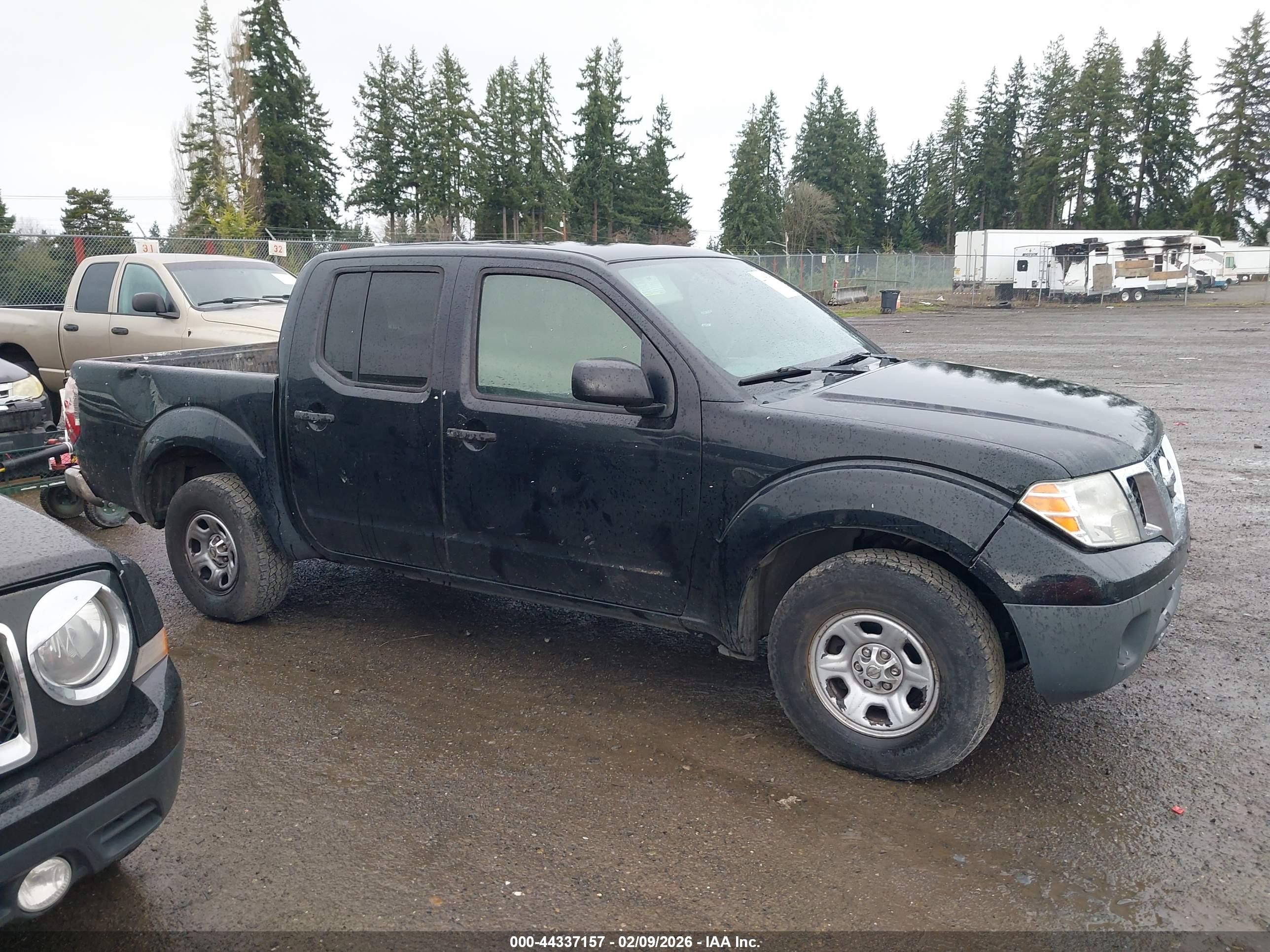 2012 Nissan Frontier S Black vin: 1N6AD0ER5CC474526