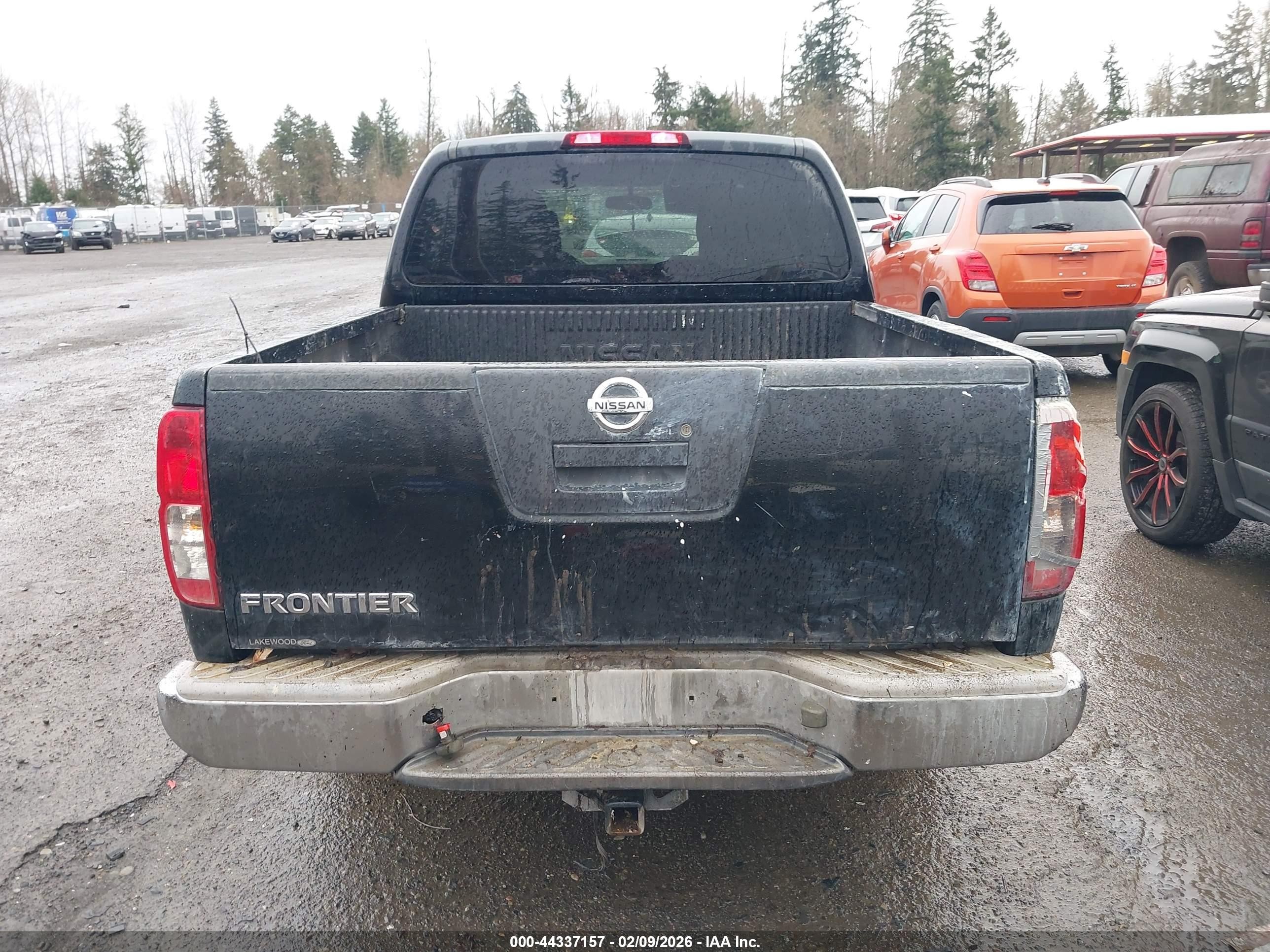 2012 Nissan Frontier S Black vin: 1N6AD0ER5CC474526