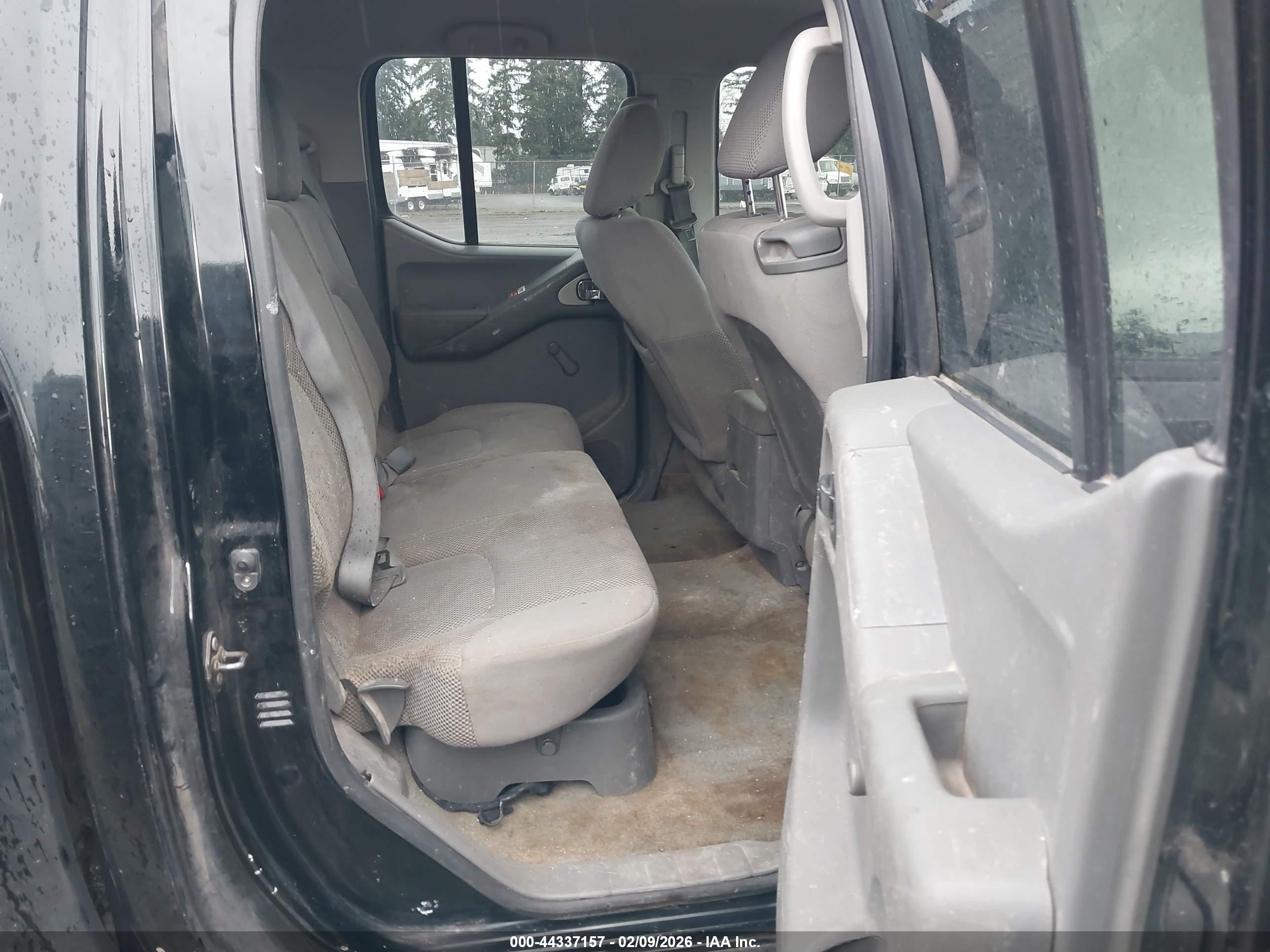 2012 Nissan Frontier S Black vin: 1N6AD0ER5CC474526