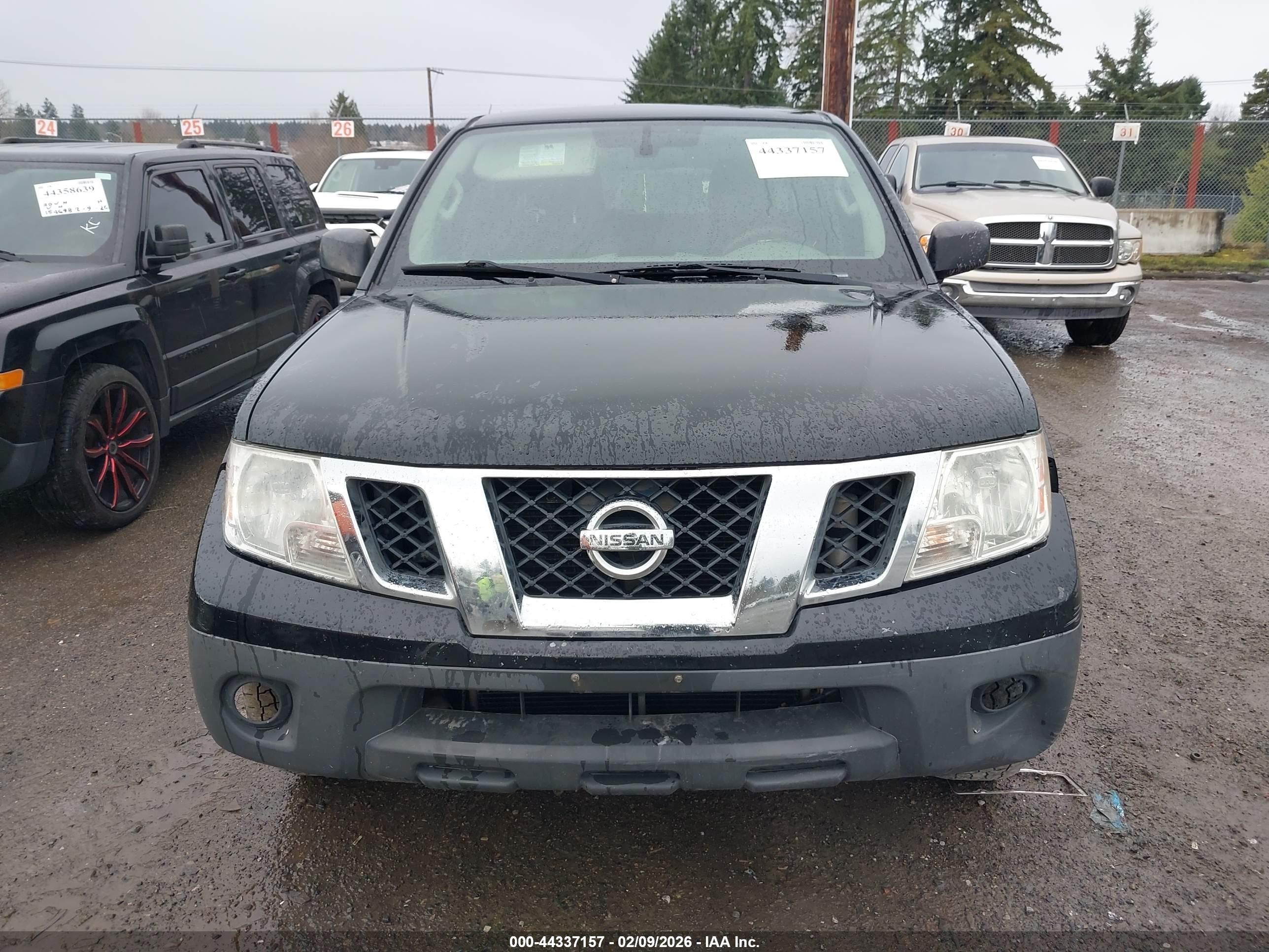 2012 Nissan Frontier S Black vin: 1N6AD0ER5CC474526