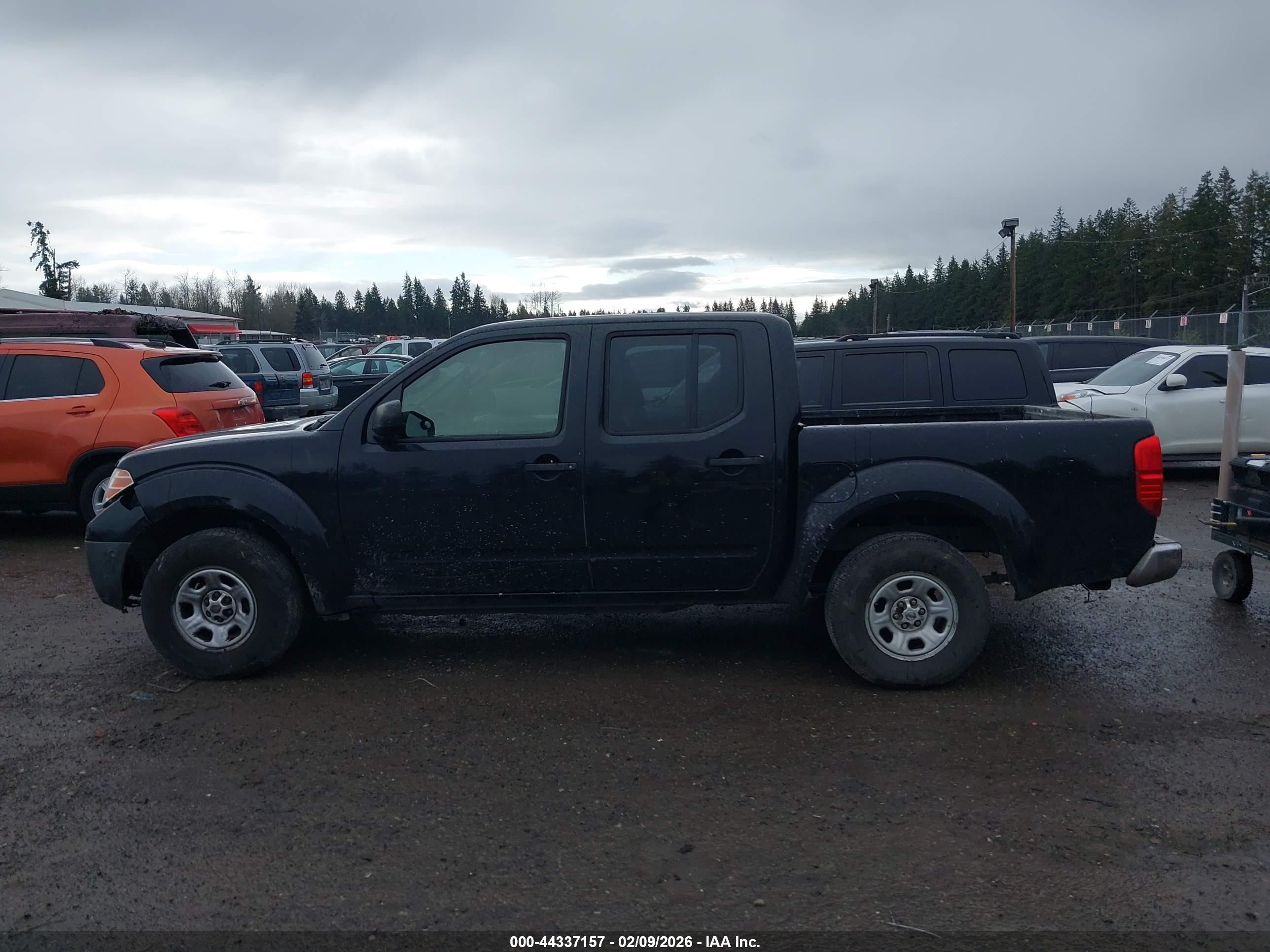 2012 Nissan Frontier S Black vin: 1N6AD0ER5CC474526