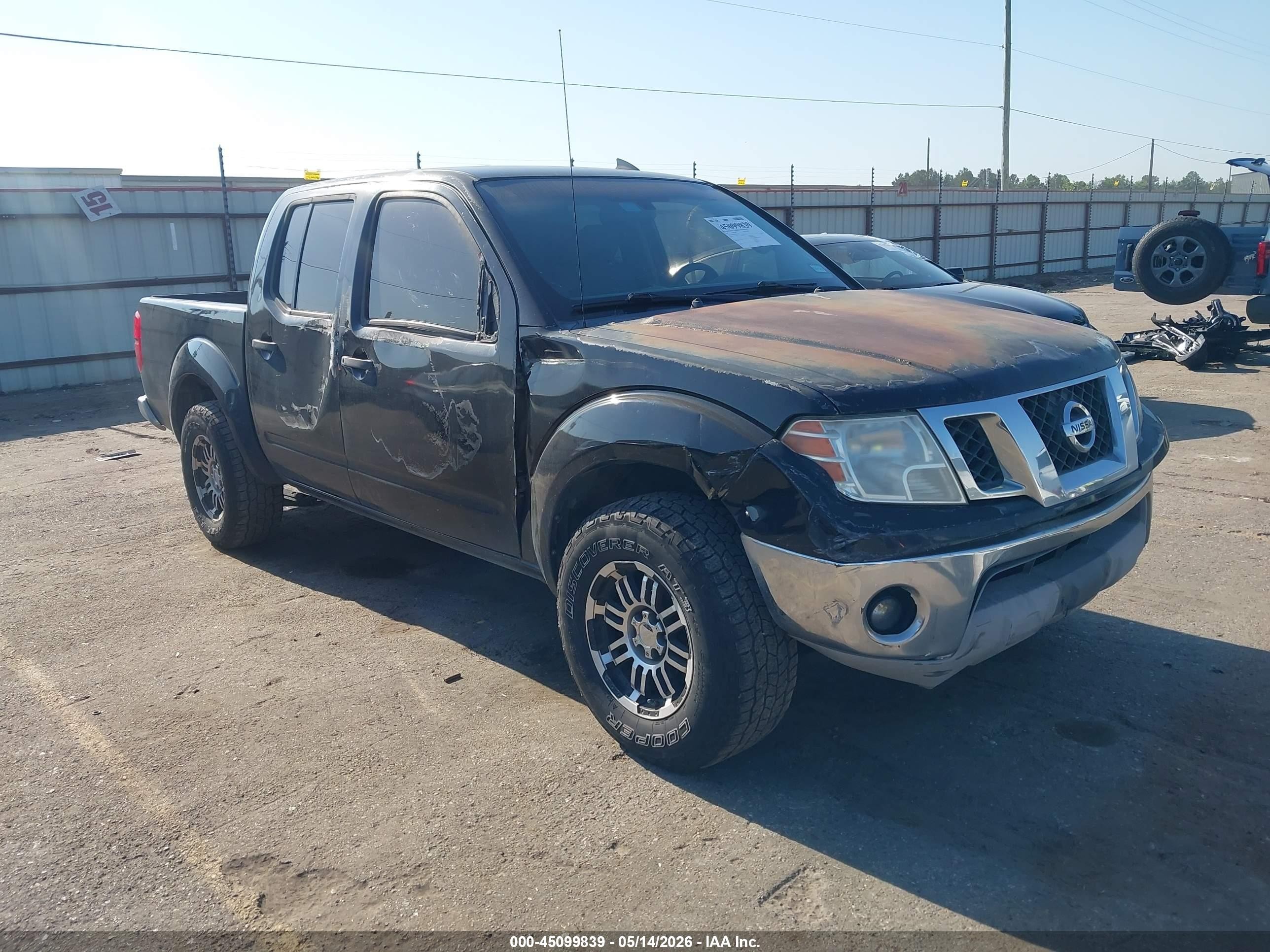 2012 Nissan Frontier S Black vin: 1N6AD0ER5CC475644