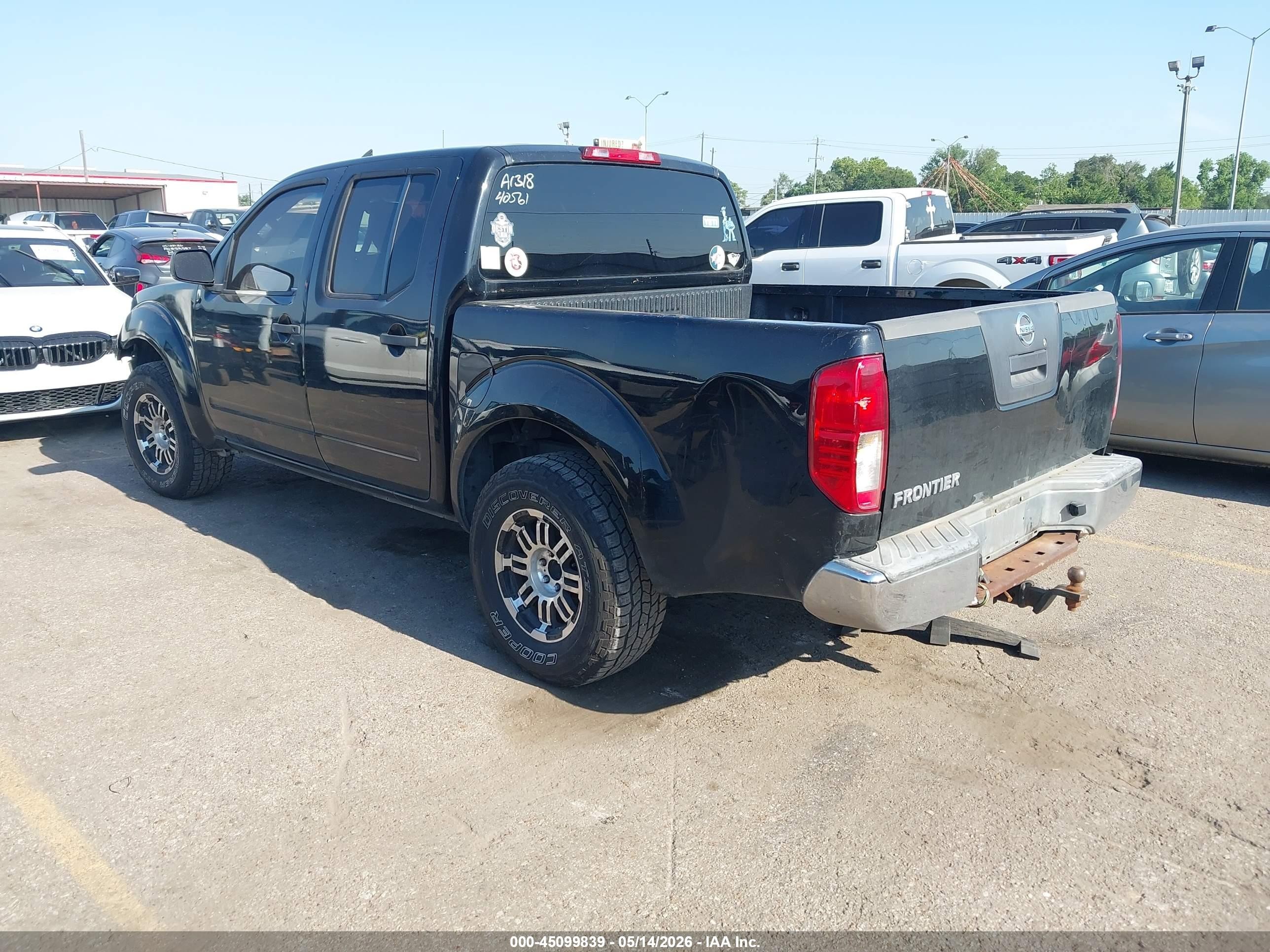 2012 Nissan Frontier S Black vin: 1N6AD0ER5CC475644