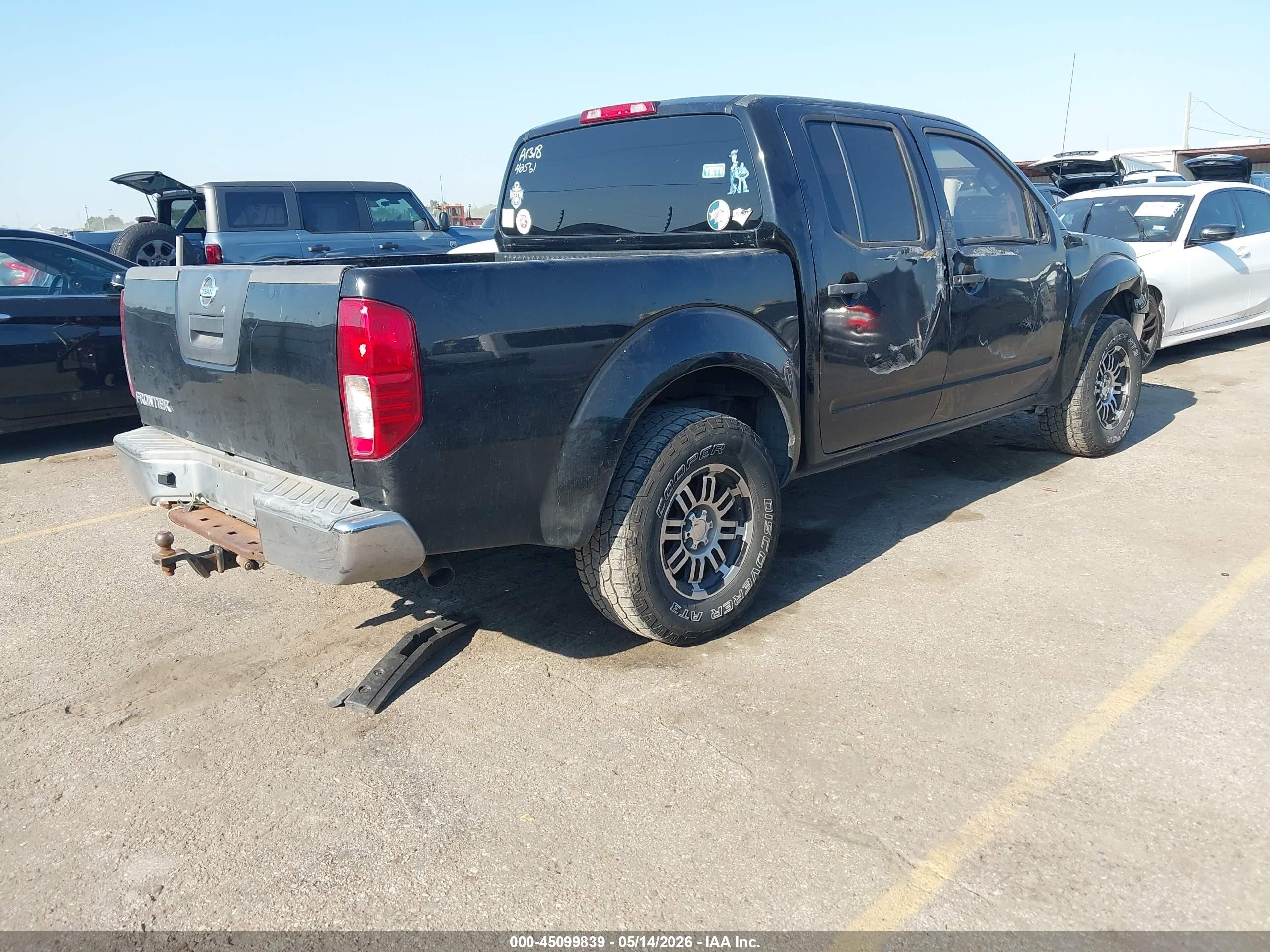 2012 Nissan Frontier S Black vin: 1N6AD0ER5CC475644