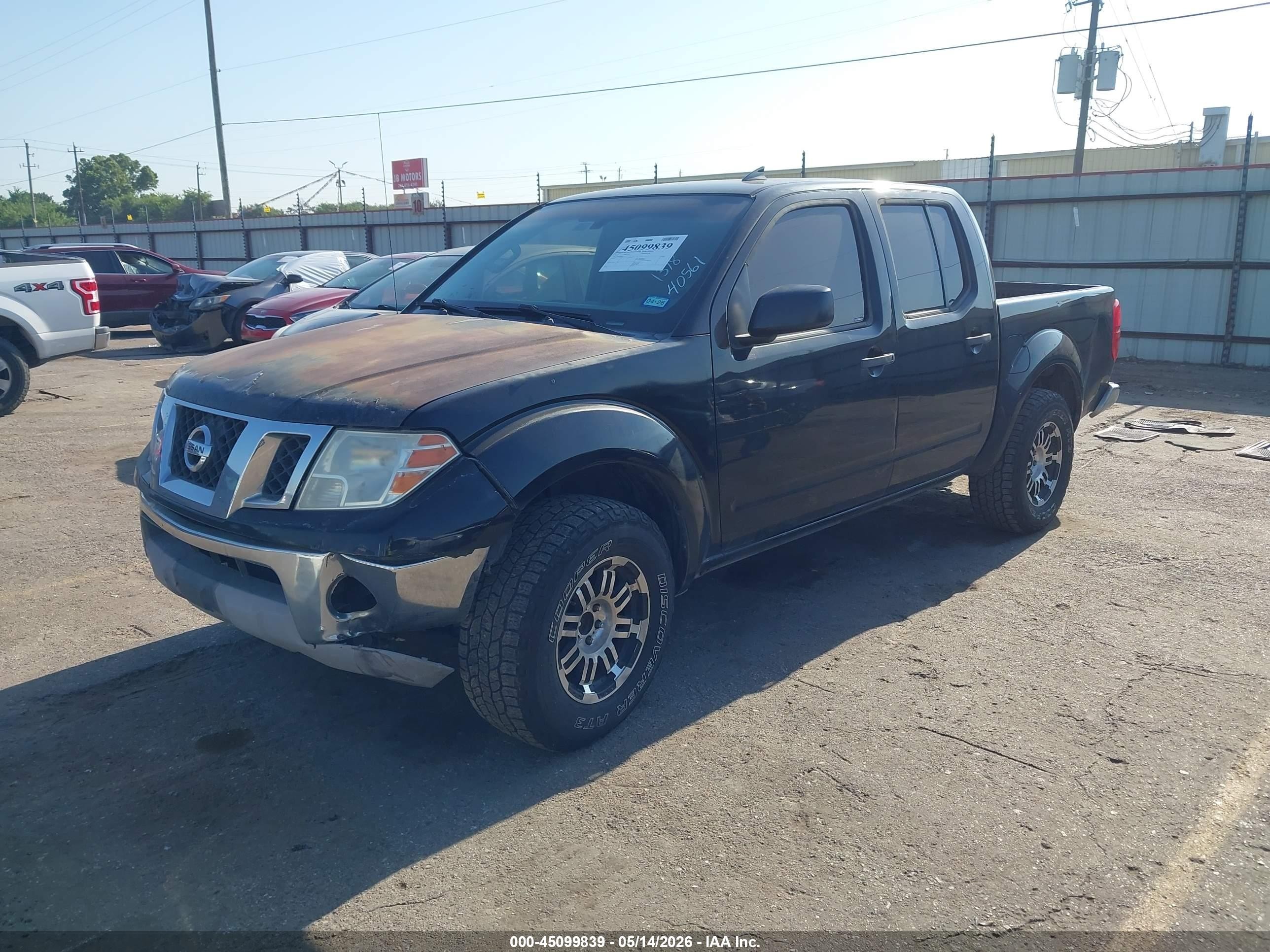 2012 Nissan Frontier S Black vin: 1N6AD0ER5CC475644