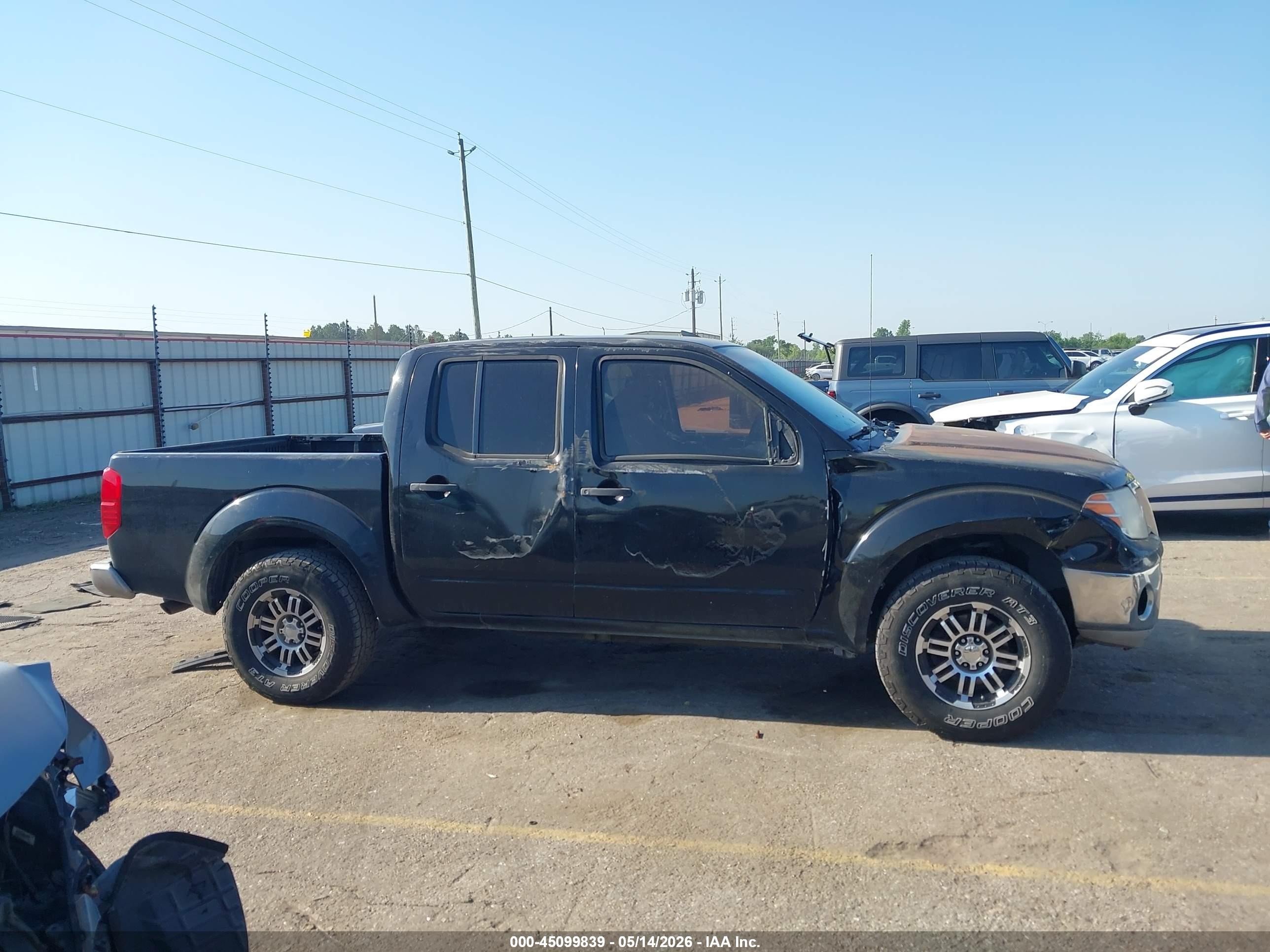 2012 Nissan Frontier S Black vin: 1N6AD0ER5CC475644