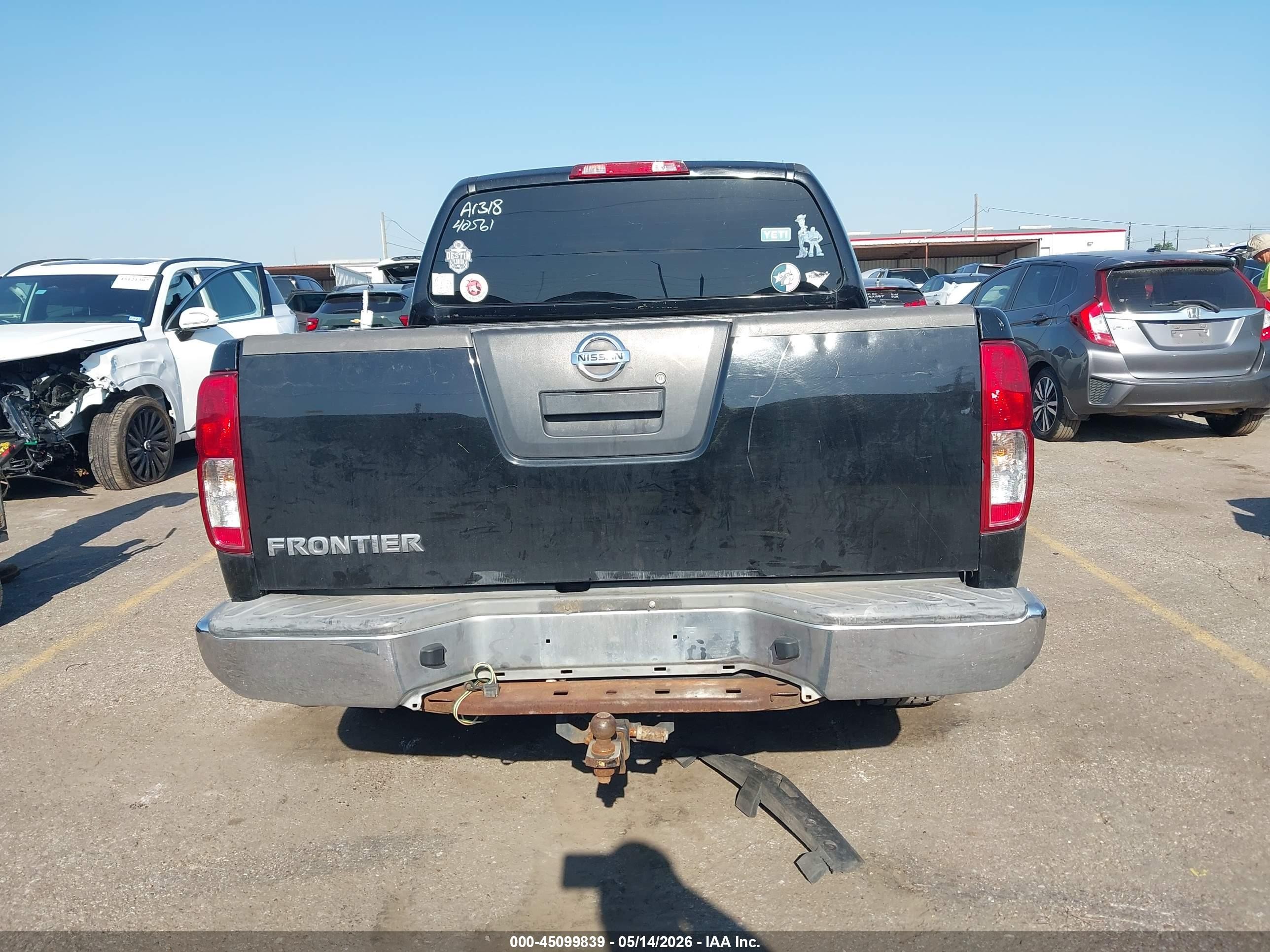 2012 Nissan Frontier S Black vin: 1N6AD0ER5CC475644