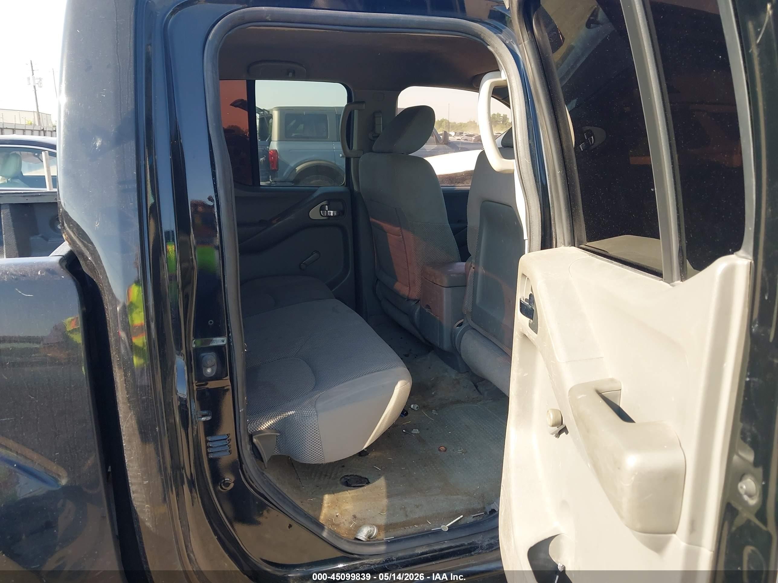 2012 Nissan Frontier S Black vin: 1N6AD0ER5CC475644