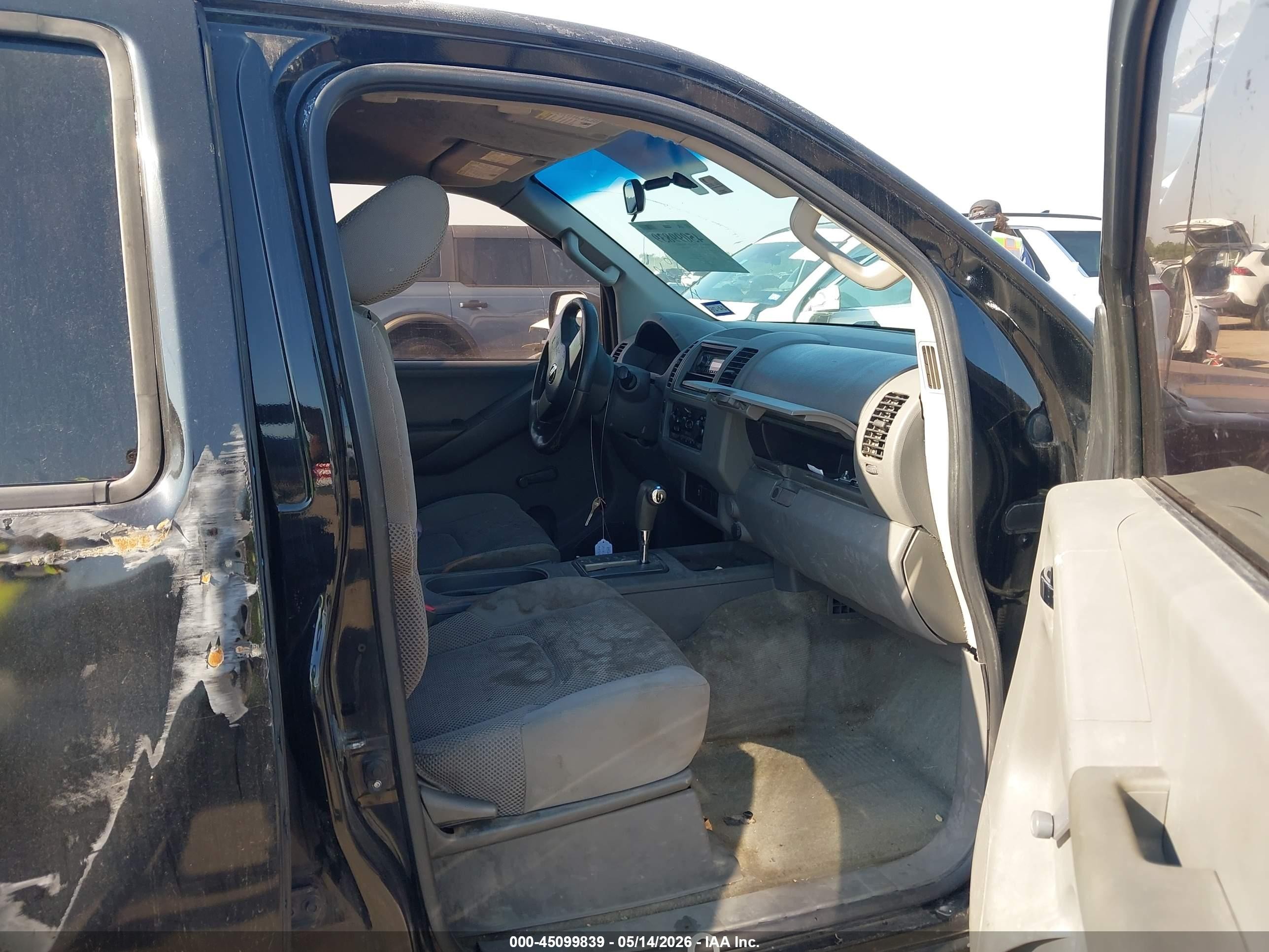 2012 Nissan Frontier S Black vin: 1N6AD0ER5CC475644