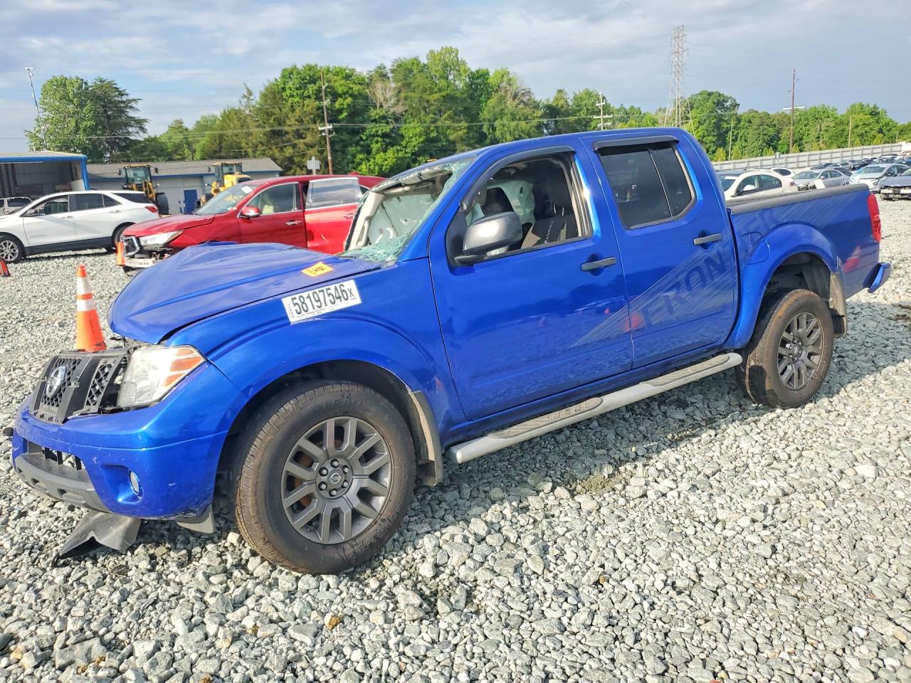 2012 Nissan Frontier S Blue vin: 1N6AD0ER5CC483825