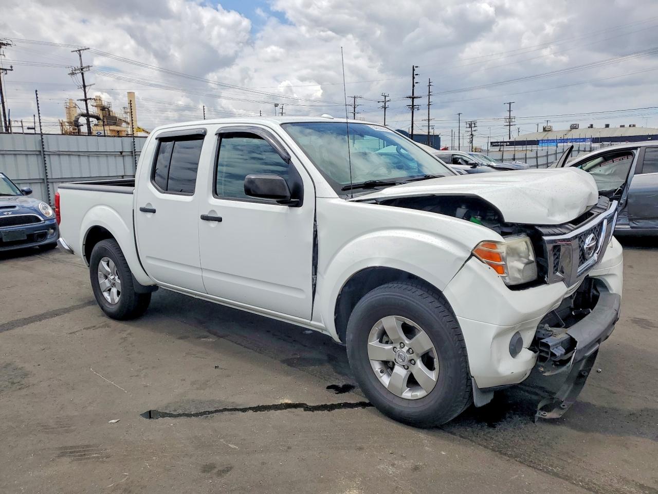 2013 Nissan Frontier S White vin: 1N6AD0ER5DN751424