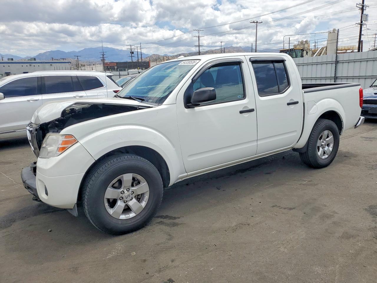 2013 Nissan Frontier S White vin: 1N6AD0ER5DN751424