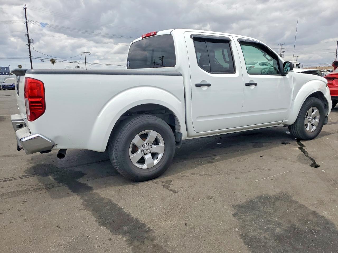 2013 Nissan Frontier S White vin: 1N6AD0ER5DN751424