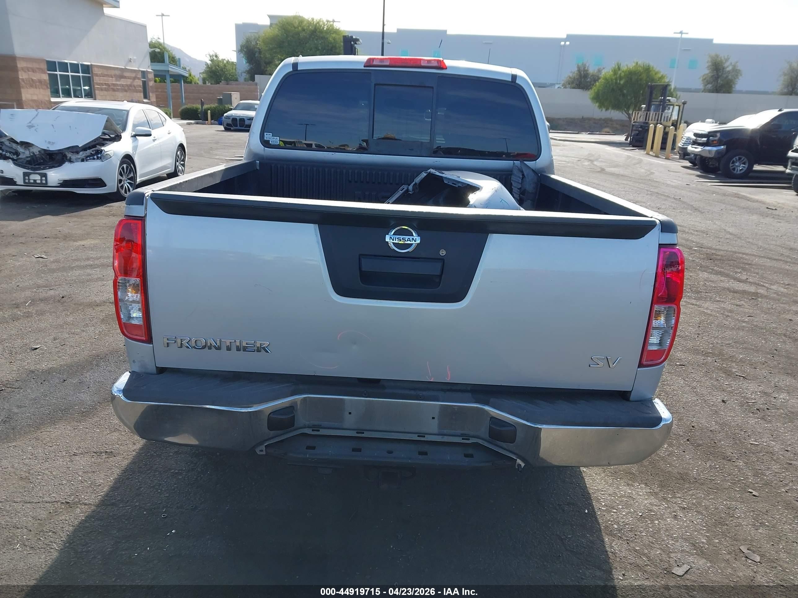 2014 Nissan Frontier Desert Runner/s/sl/sv Silver vin: 1N6AD0ER5EN719350