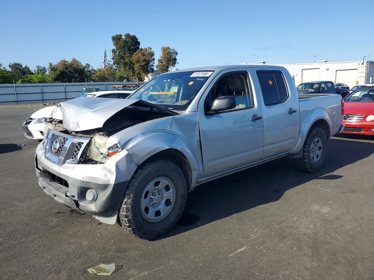2014 Nissan Frontier S Silver vin: 1N6AD0ER5EN735211