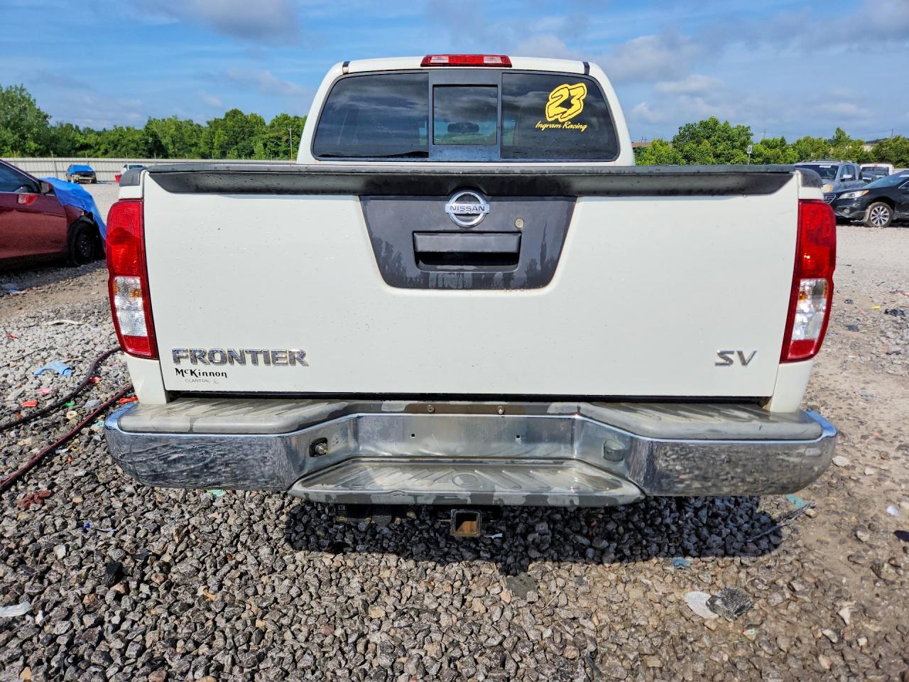 2014 Nissan Frontier Sv White vin: 1N6AD0ER5EN740697