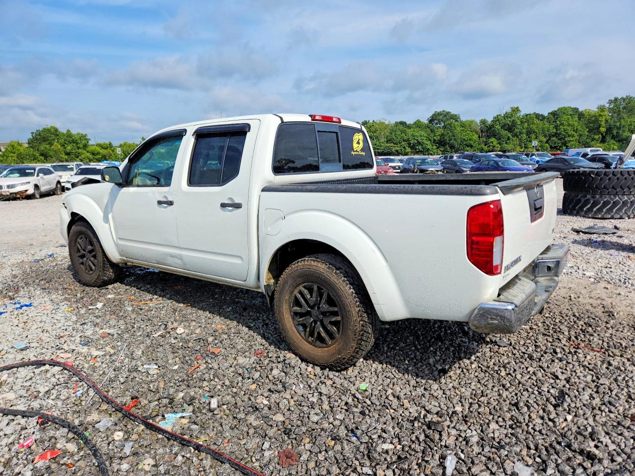 2014 Nissan Frontier Sv White vin: 1N6AD0ER5EN740697