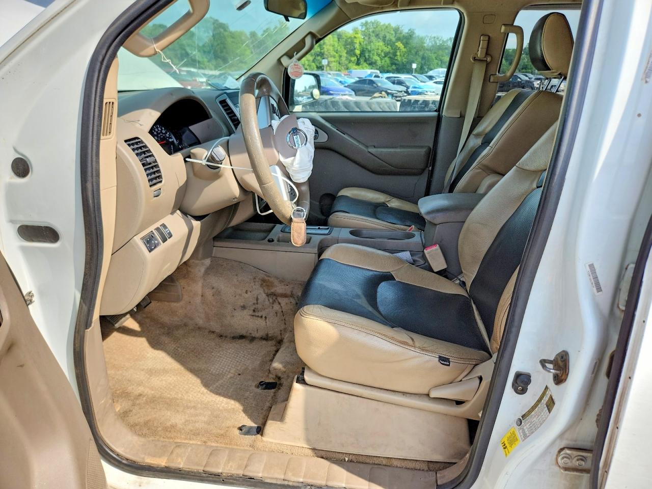 2014 Nissan Frontier Sv White vin: 1N6AD0ER5EN740697