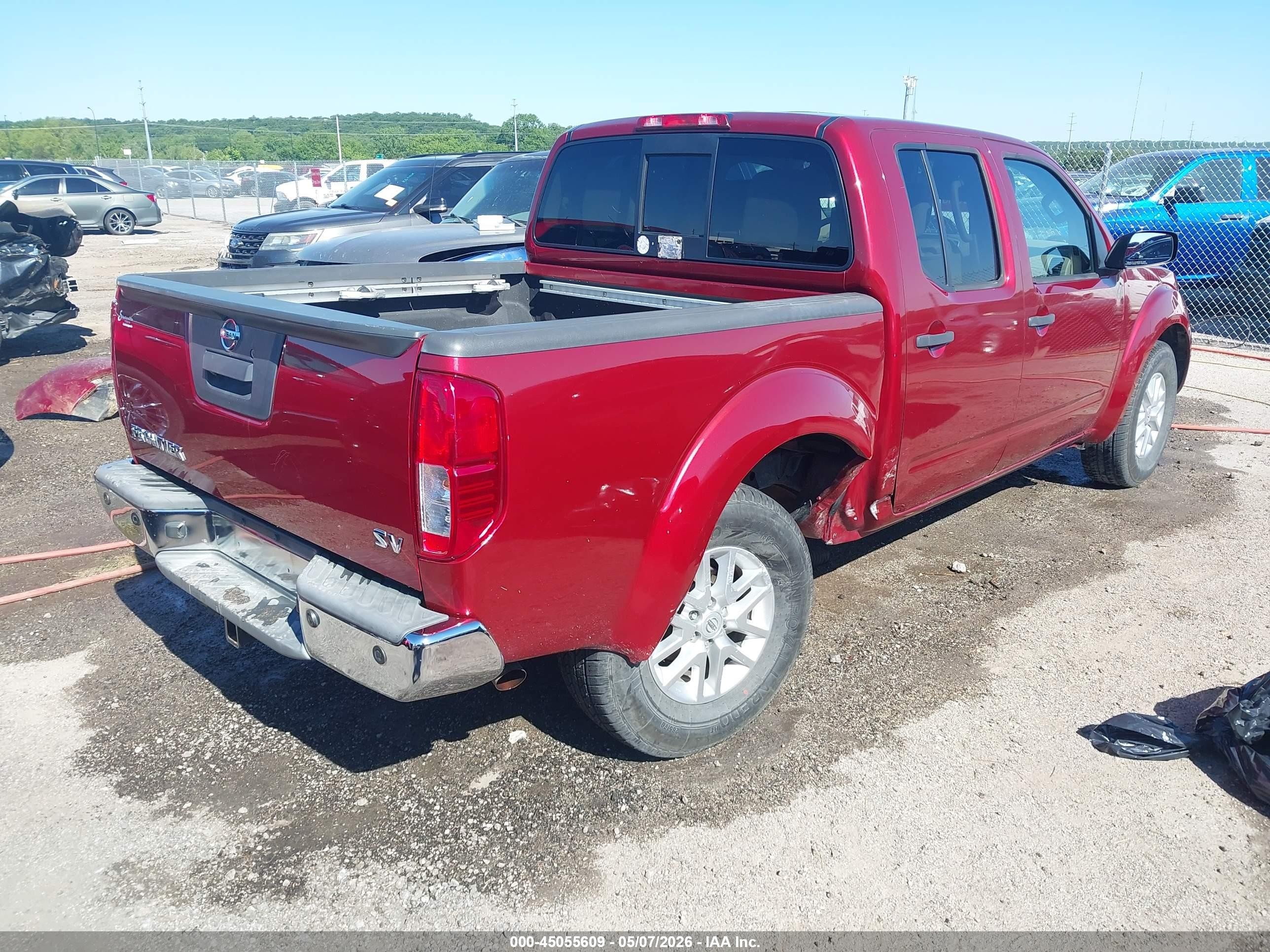 2014 Nissan Frontier Sv Red vin: 1N6AD0ER5EN756799