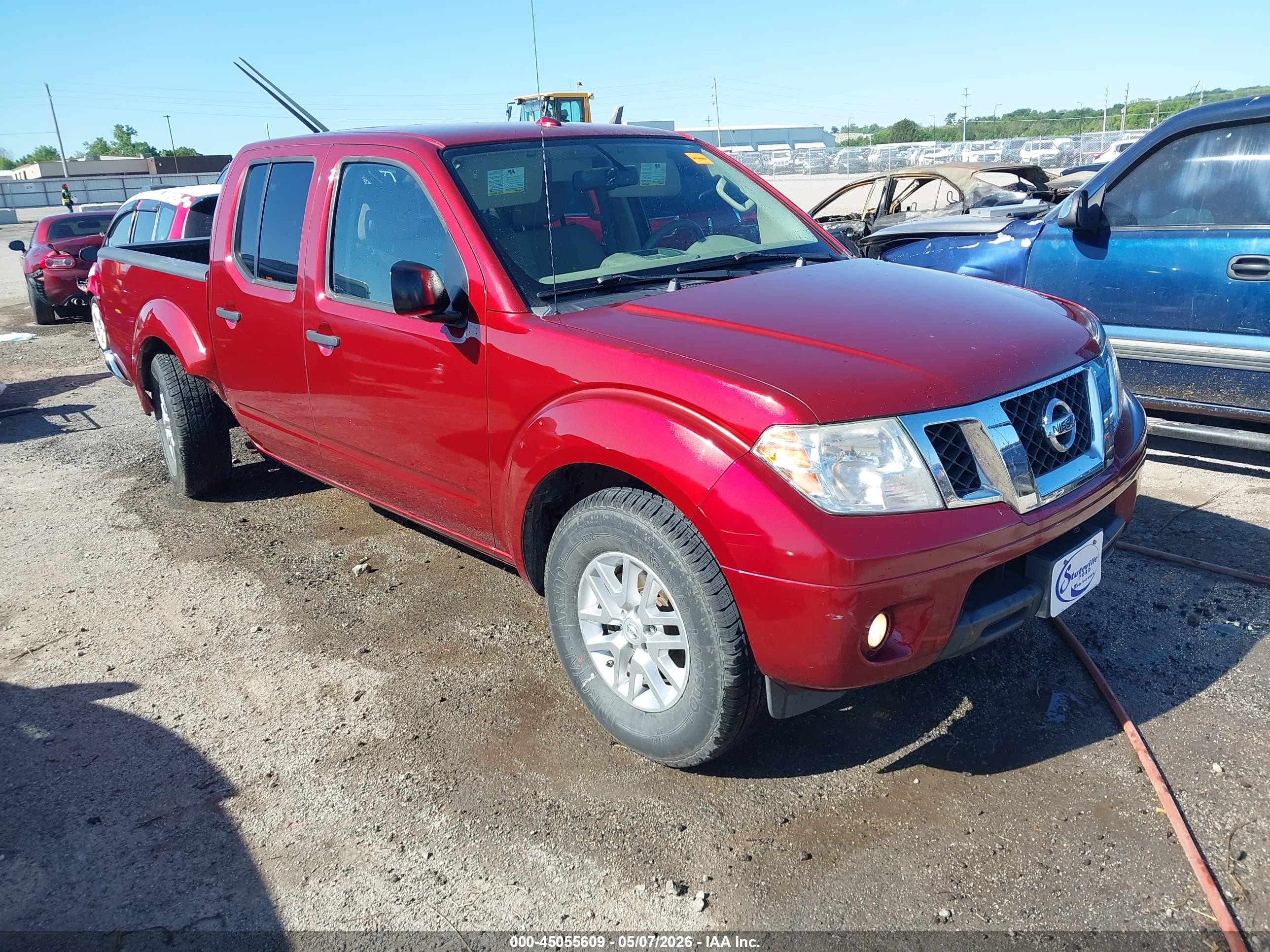 2014 Nissan Frontier Sv Red vin: 1N6AD0ER5EN756799
