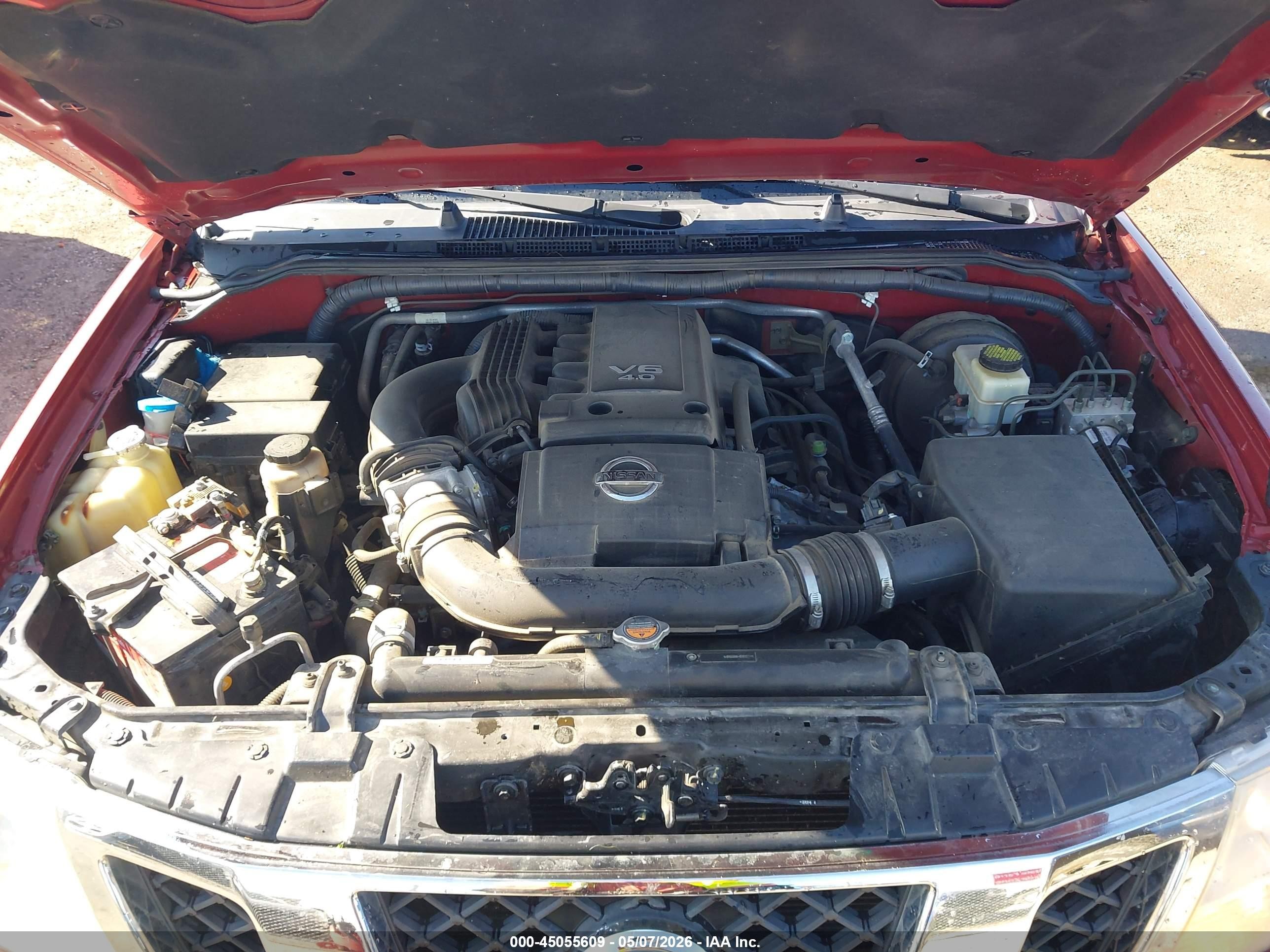 2014 Nissan Frontier Sv Red vin: 1N6AD0ER5EN756799