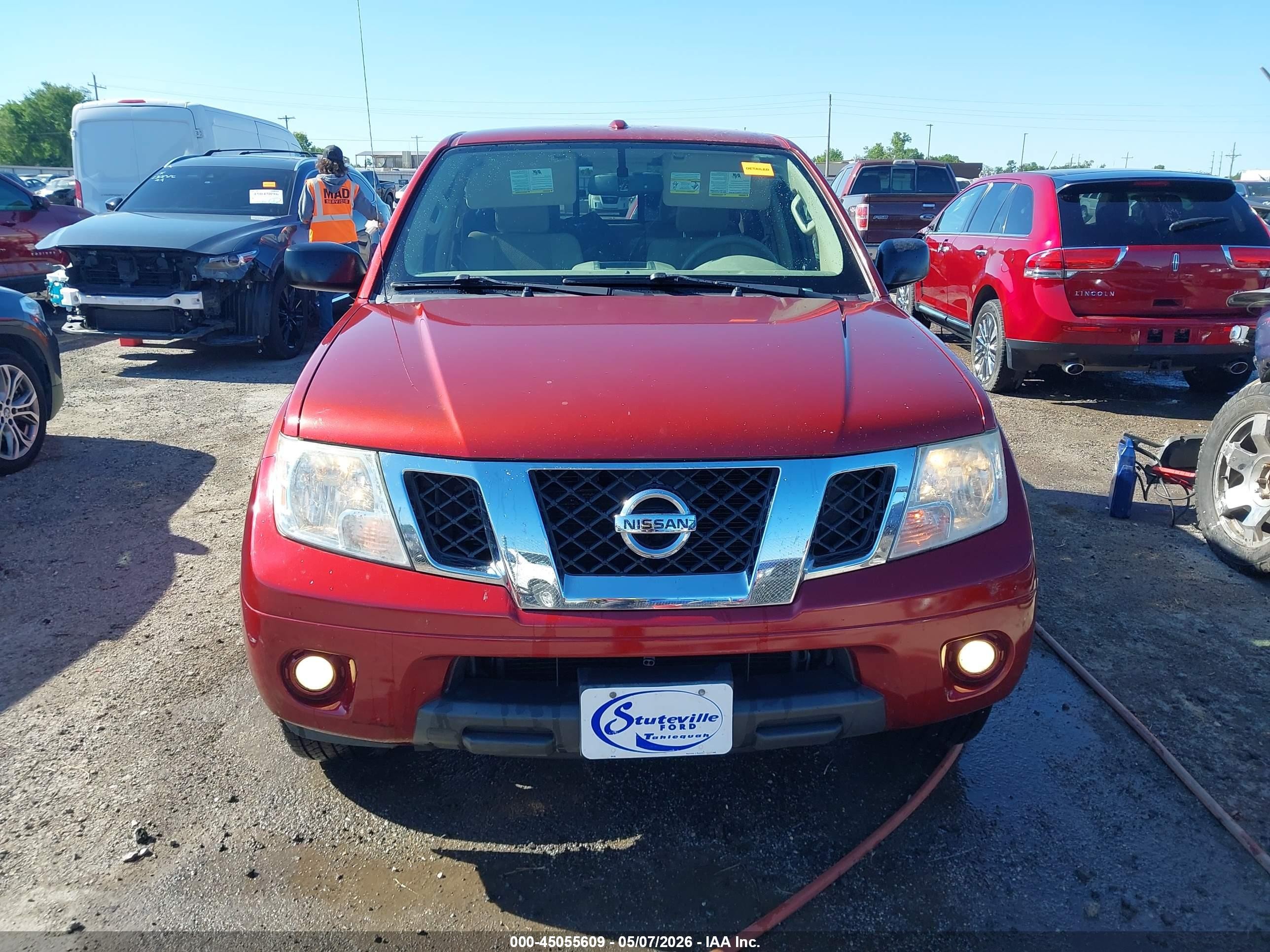 2014 Nissan Frontier Sv Red vin: 1N6AD0ER5EN756799