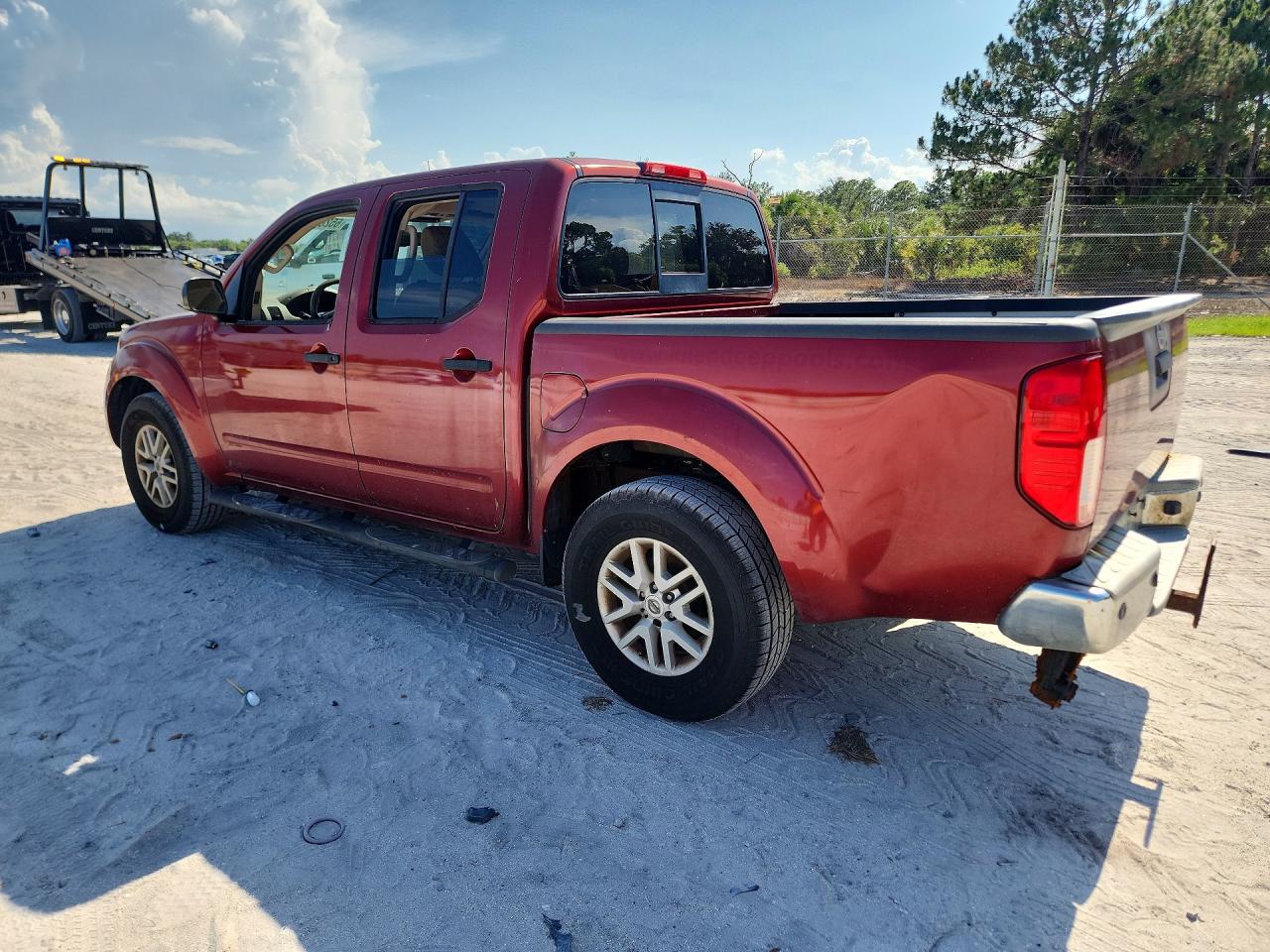 2014 Nissan Frontier S Burgundy vin: 1N6AD0ER5EN770492