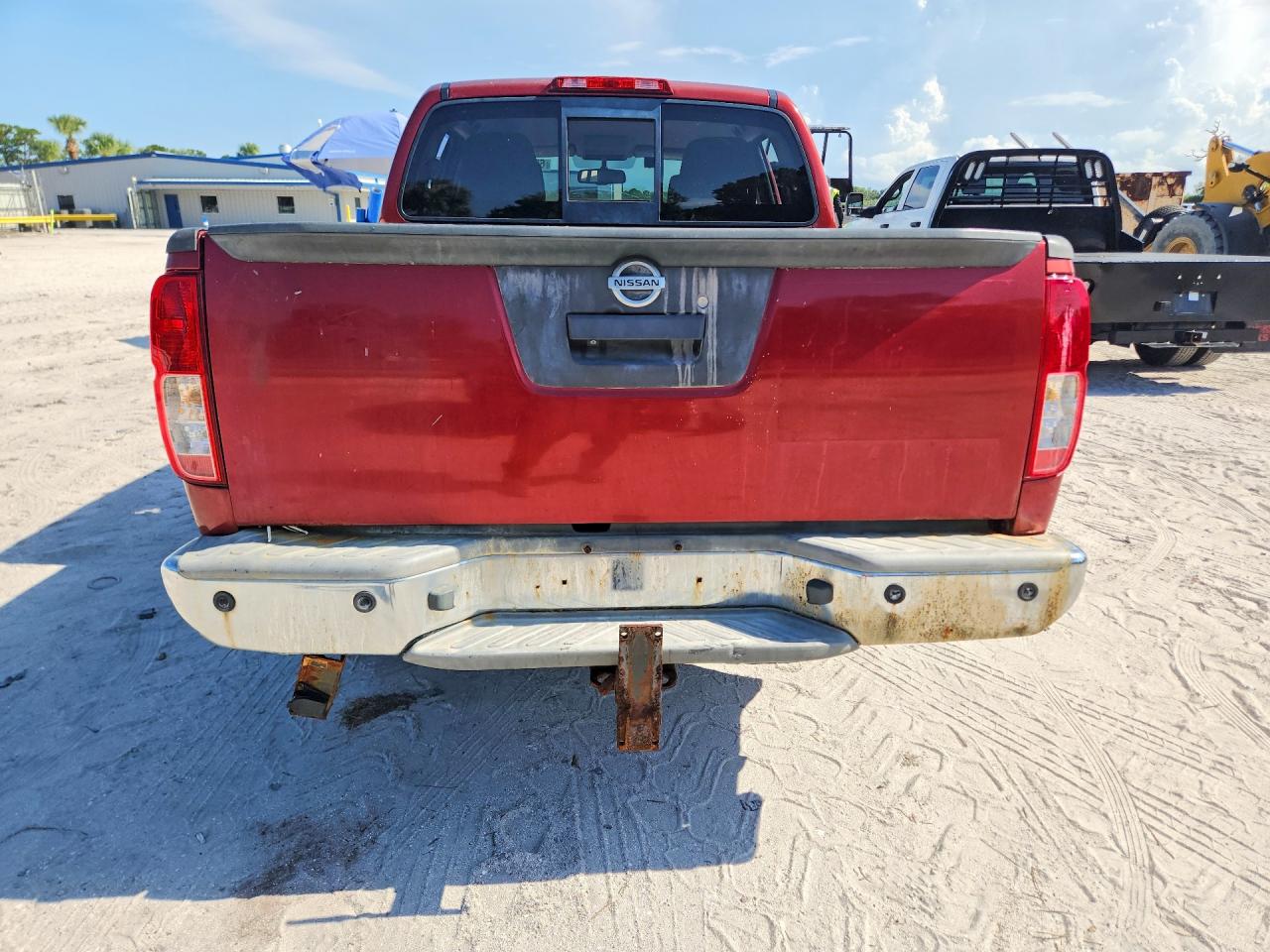2014 Nissan Frontier S Burgundy vin: 1N6AD0ER5EN770492